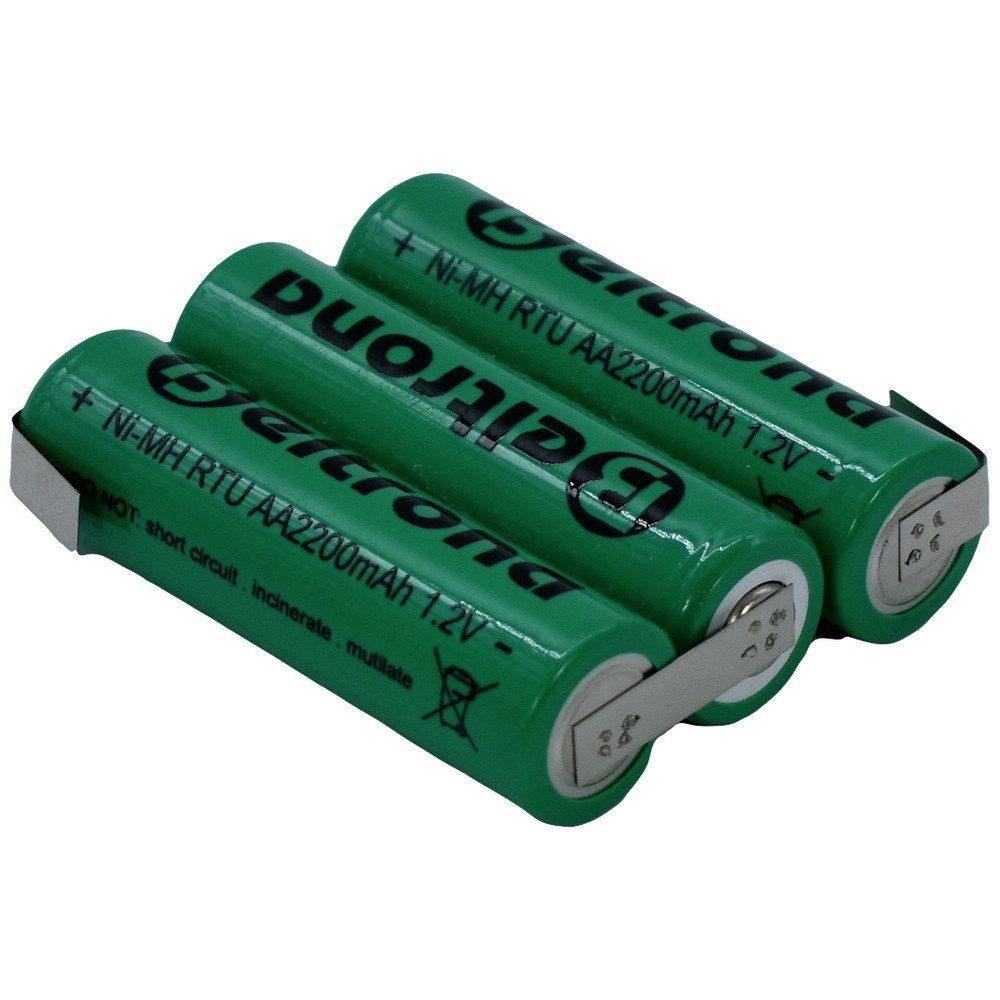 Beltrona Beltrona RTU3AAZ Akkupack 3x Mignon (AA) Z-Lötfahne NiMH 3.6 V 2200 mA Akkupacks 2200 mAh (3.60 V)