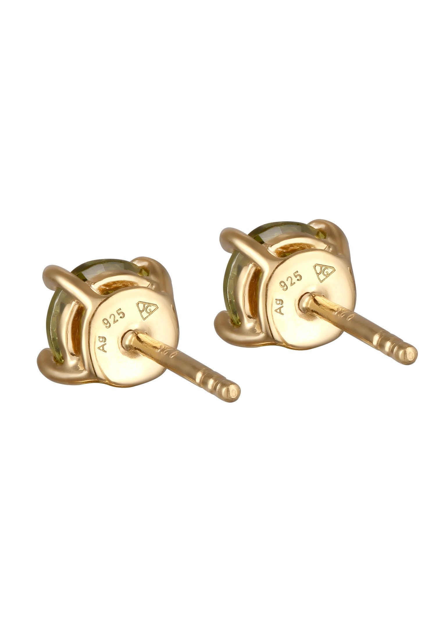Kuzzoi Paar Ohrstecker Basic Stecker Geo Kristalle 925 Silber