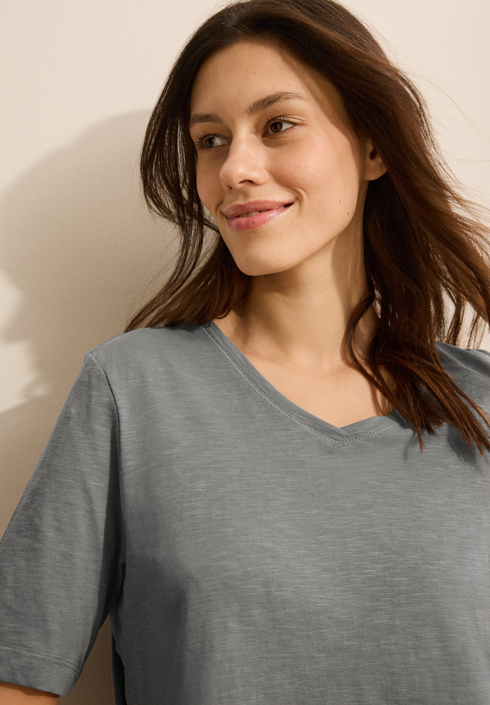 CECIL V-Shirt mit V-Ausschnitt