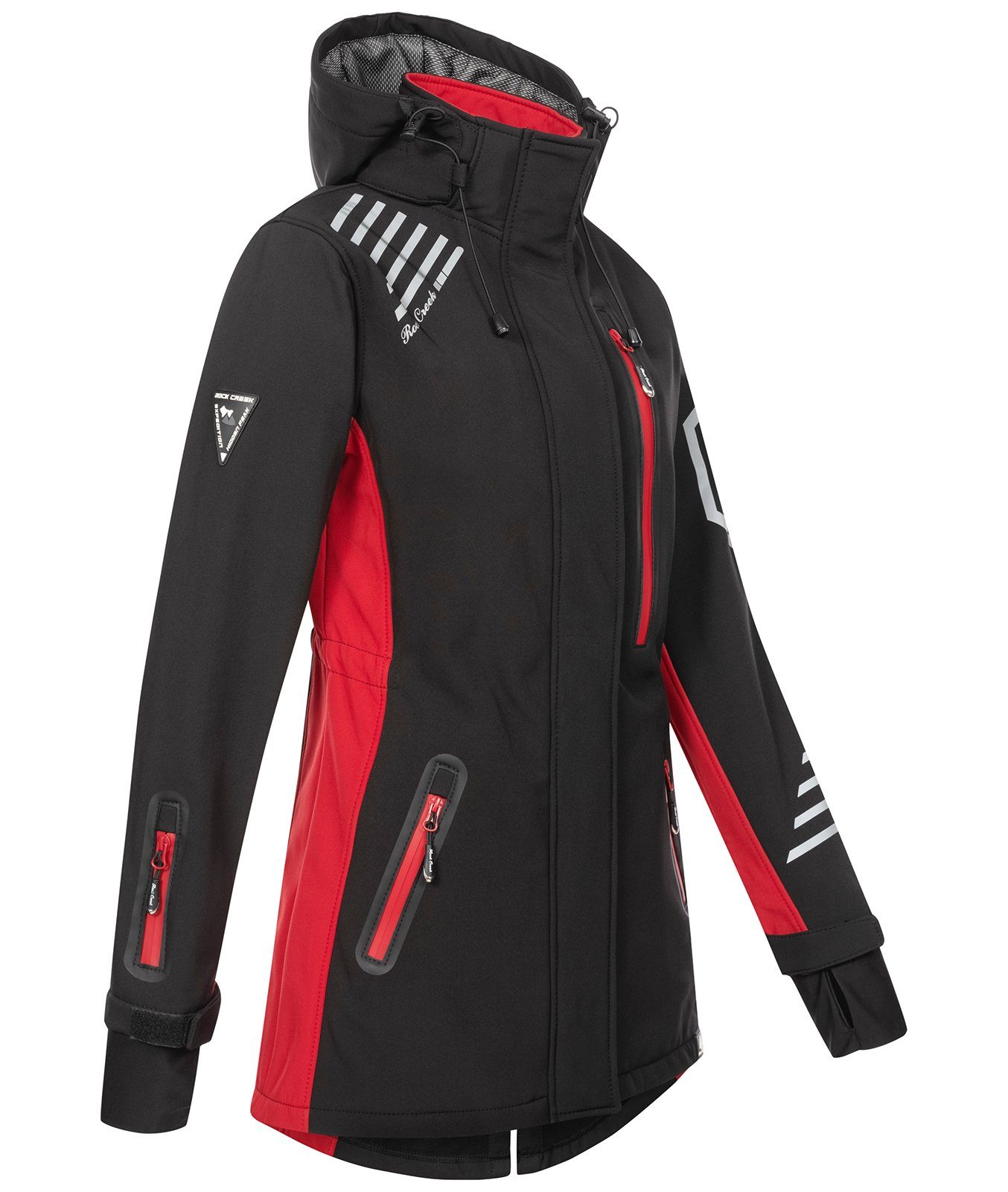 Rock Creek Softshelljacke Damen Softshellmantel Wanderjacke D-491