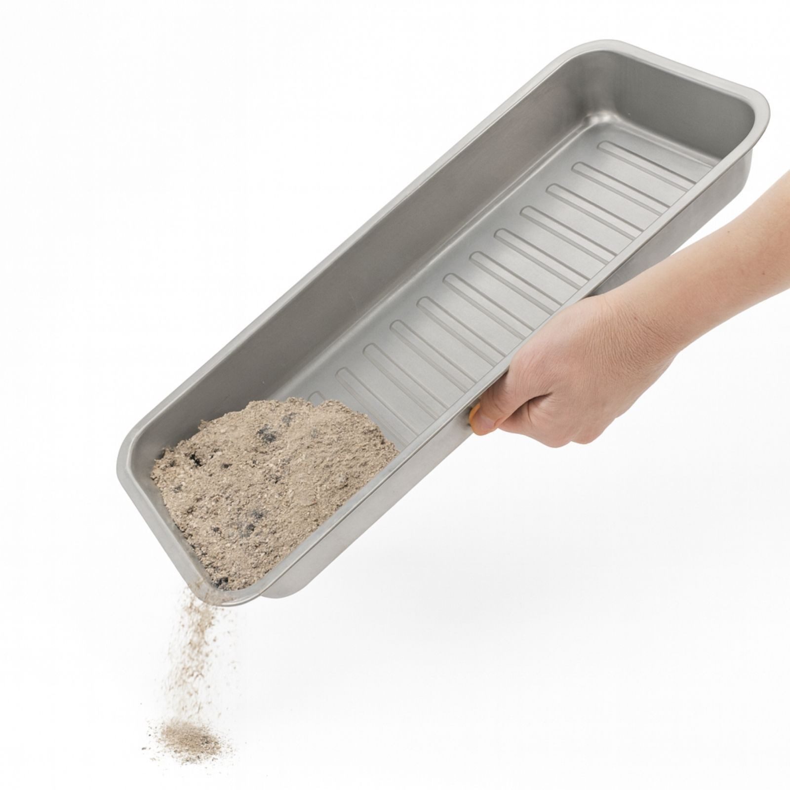 BURI Tropfschale Grillschale Kohleschale Universal Fettwanne 66x27cm Alu Auffangschale
