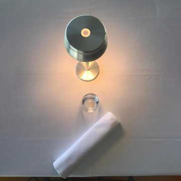 Zafferano LED Tischleuchte LED Akku Tischleuchte Sister Light in Grün 3W 270lm IP65, keine Angabe, Leuchtmittel enthalten: Ja, fest verbaut, LED, warmweiss, Tischleuchte, Nachttischlampe, Tischlampe