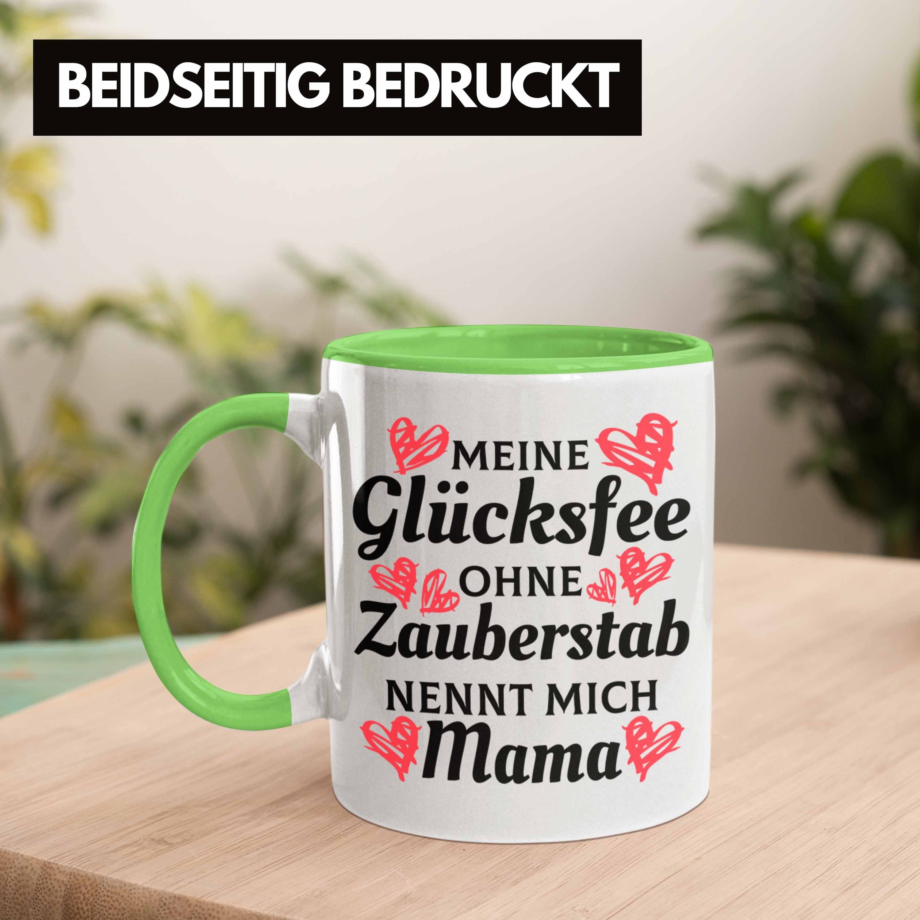 Mutter Tasse von Tasse Spruch mit Kaffeetasse Mama Tochter Geschenk - Spruch Muttertag Trendation Grün Trendation Sohn