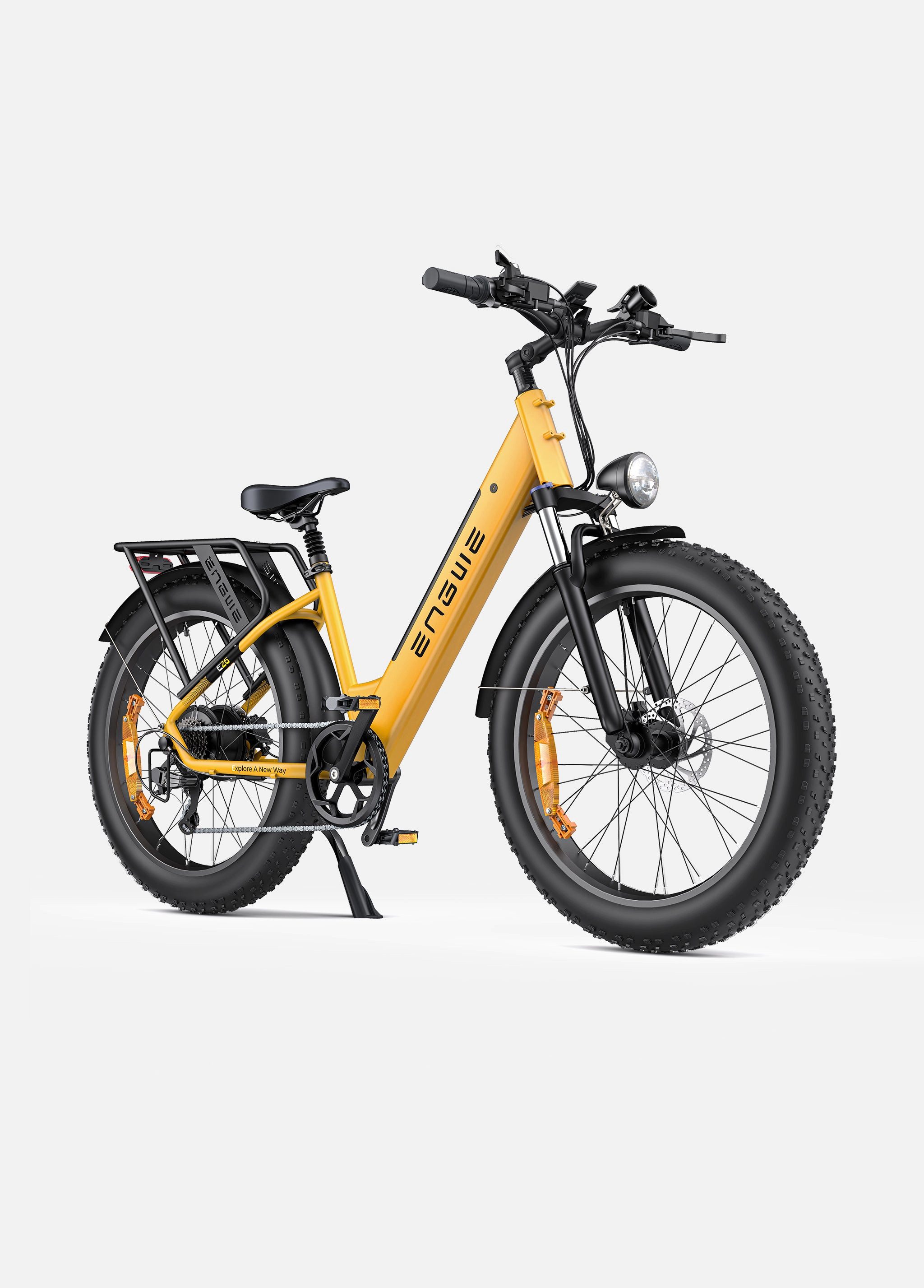 ENGWE E-Bike Trekkingrad E26, 7 Gang Shimano, Kettenschaltung, Heckmotor, 768 Wh, 768-Wh-Akku und hydraulische Scheibenbremsen