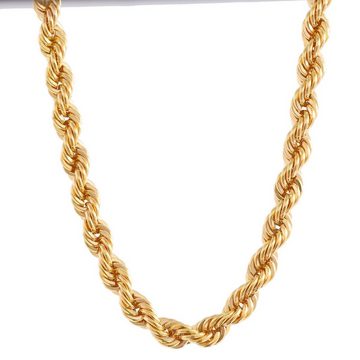 HOPLO Goldkette Goldkette Kordelkette Länge 45cm - Breite 2,7mm - 333-8 Karat Gold, Made in Germany