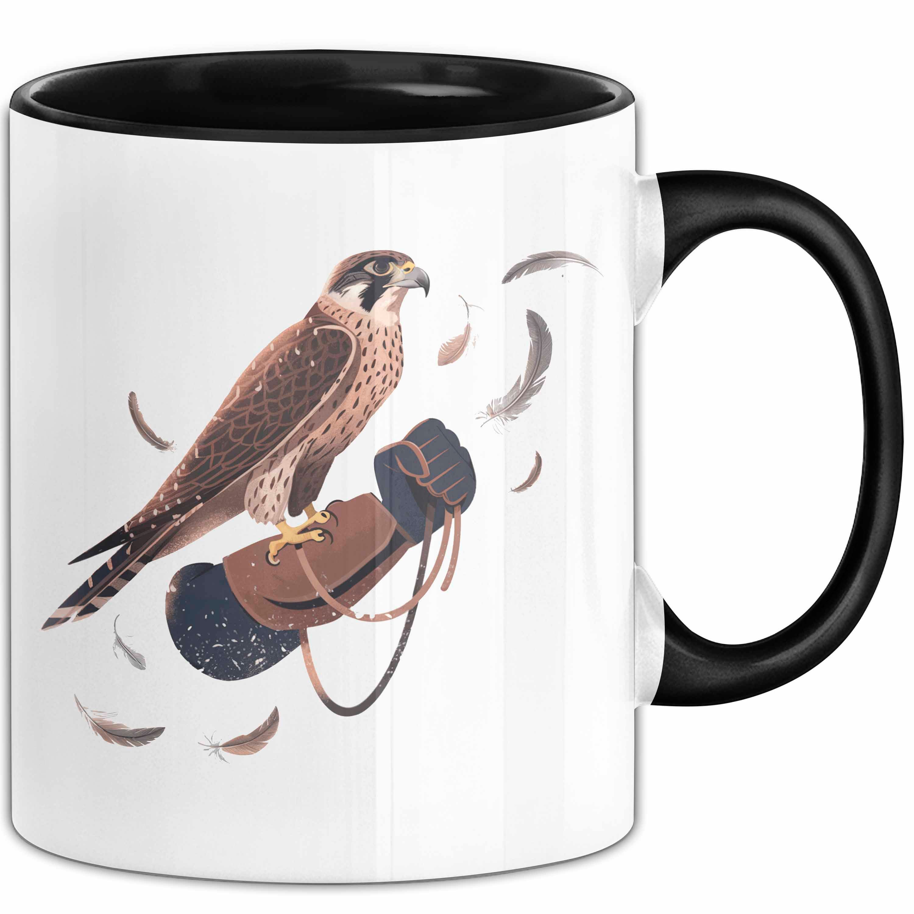 Trendation Tasse Falke Adler Tasse Geschenk Lustige Geschenkidee Spruch Für Greifvogel, Keramik
