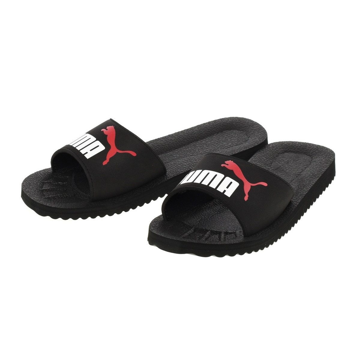 PUMA Purecat schwarz/weiss/rot - 1 Paar Badeschuh günstig online kaufen