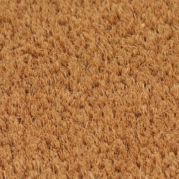 Fußmatte Fußmatte Natur 80x100 cm Kokosfaser Getuftet, vidaXL, Rechteckig