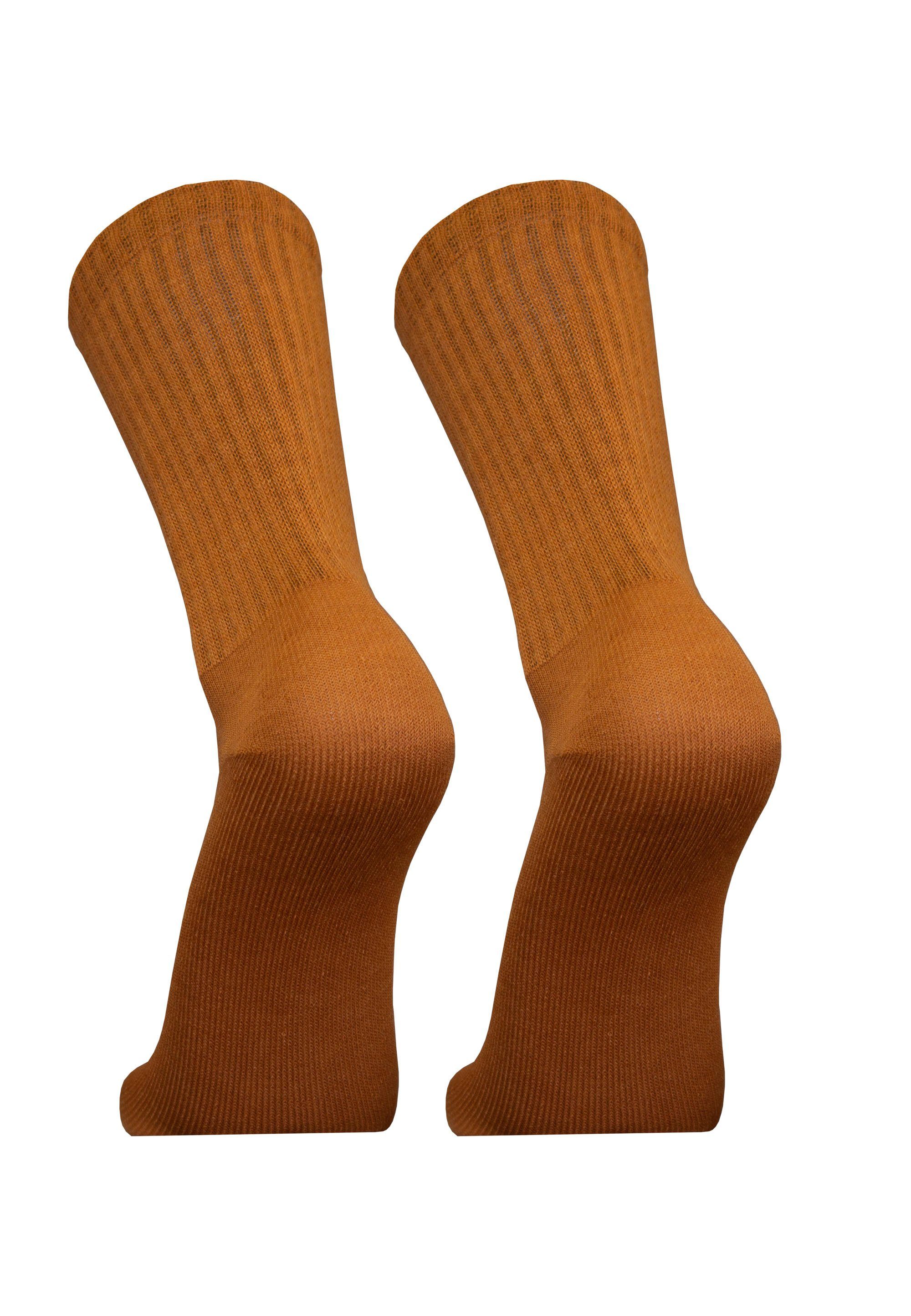 UphillSport Socken MERINO Qualität SPORT in 2er orange (2-Paar) Pack atmungsaktiver