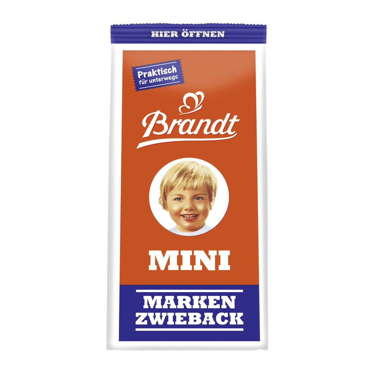 Brandt Brot, Brandt Minis Markenzwieback bewährte Markenqualität Packung 120g