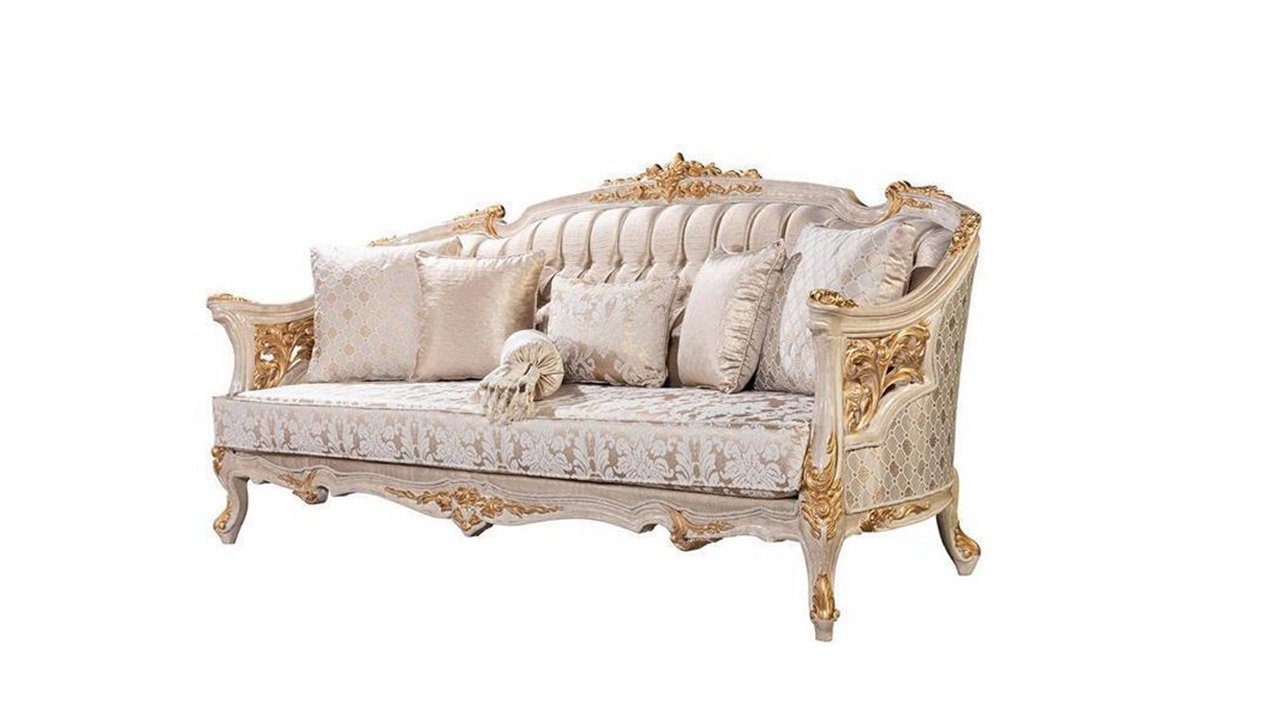 JVmoebel Sofa In Sofagarnitur Klassische Made Barock Sofas, Chesterfield Teile, 2 3+1 Europe Sitzer Luxus