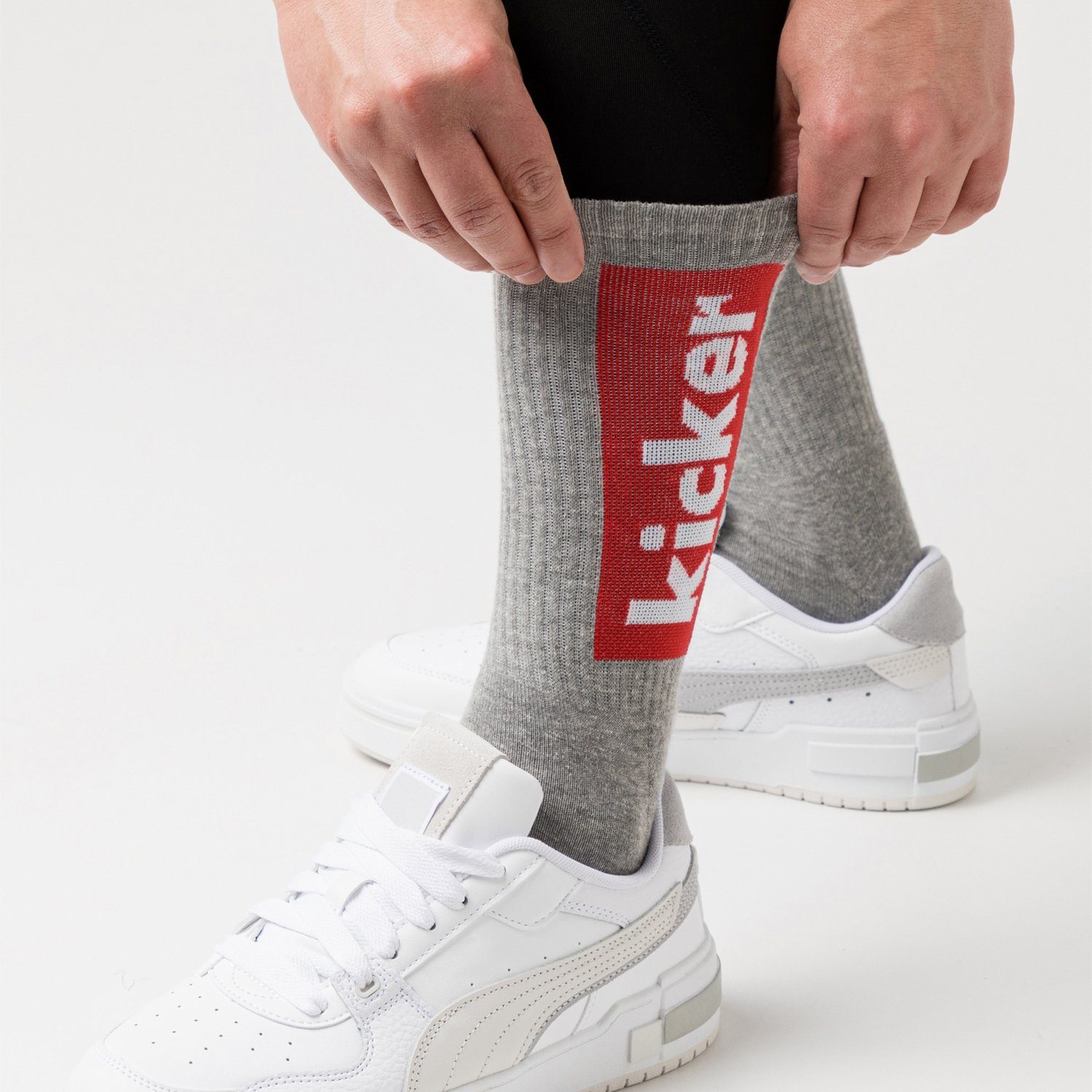 kicker Tennissocken Crew Socks für Damen und Herren (6-Paar)