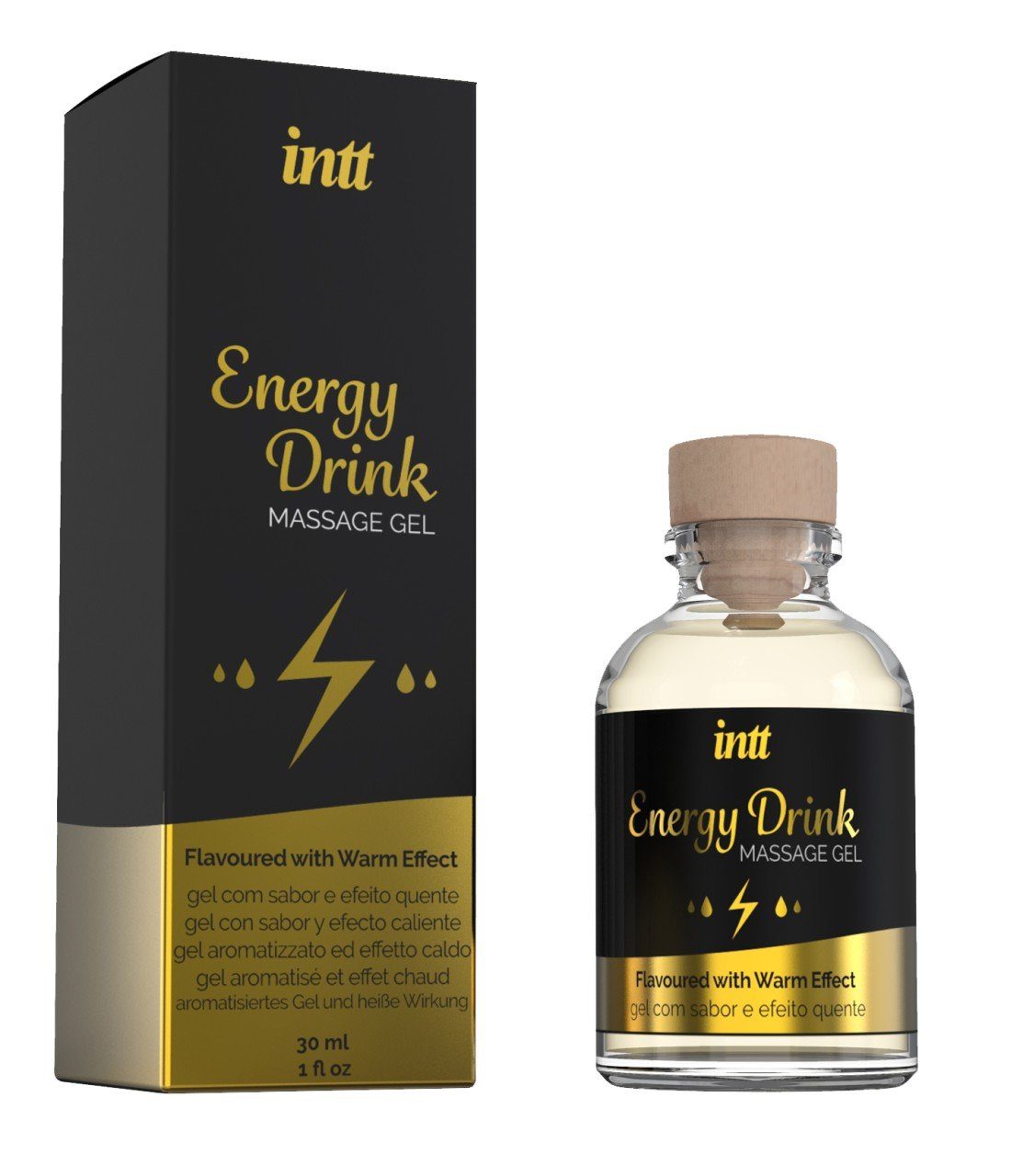 intt Energy Massagegel und INTT 30 Gel Gleit- Drink - 30ml ml Massage
