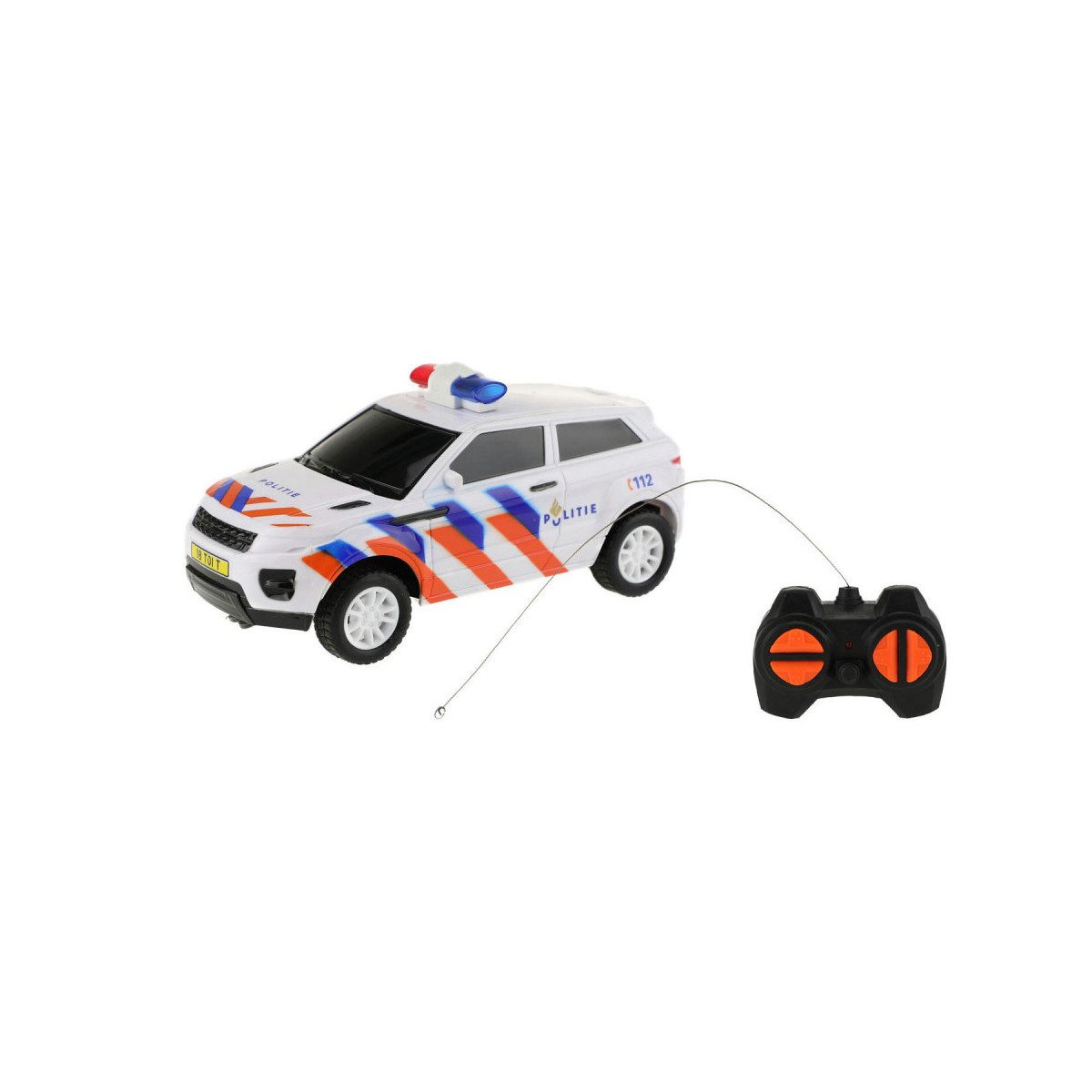 Toi-Toys RC-Auto Ferngesteuertes Polizei-Auto (NL) – 16 cm, ab 5 Jahren