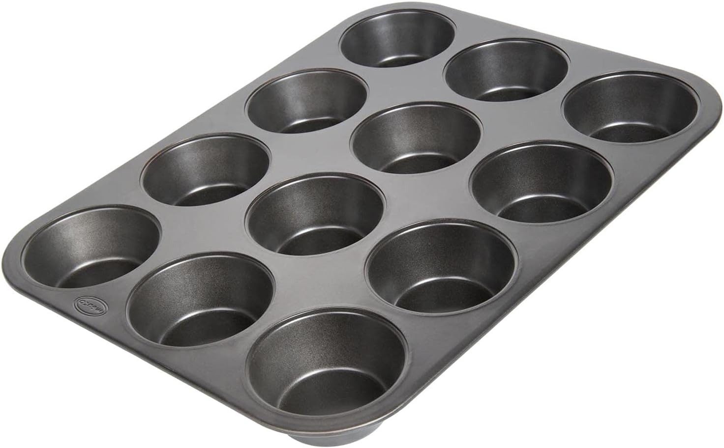 Wenco Muffinform für heißluftfritöse 12er Backform 35 x 26,5 x 3 cm, (1-tlg), antihaft Backblech, Gleichmäßige Wärmeverteilung; Formstabil