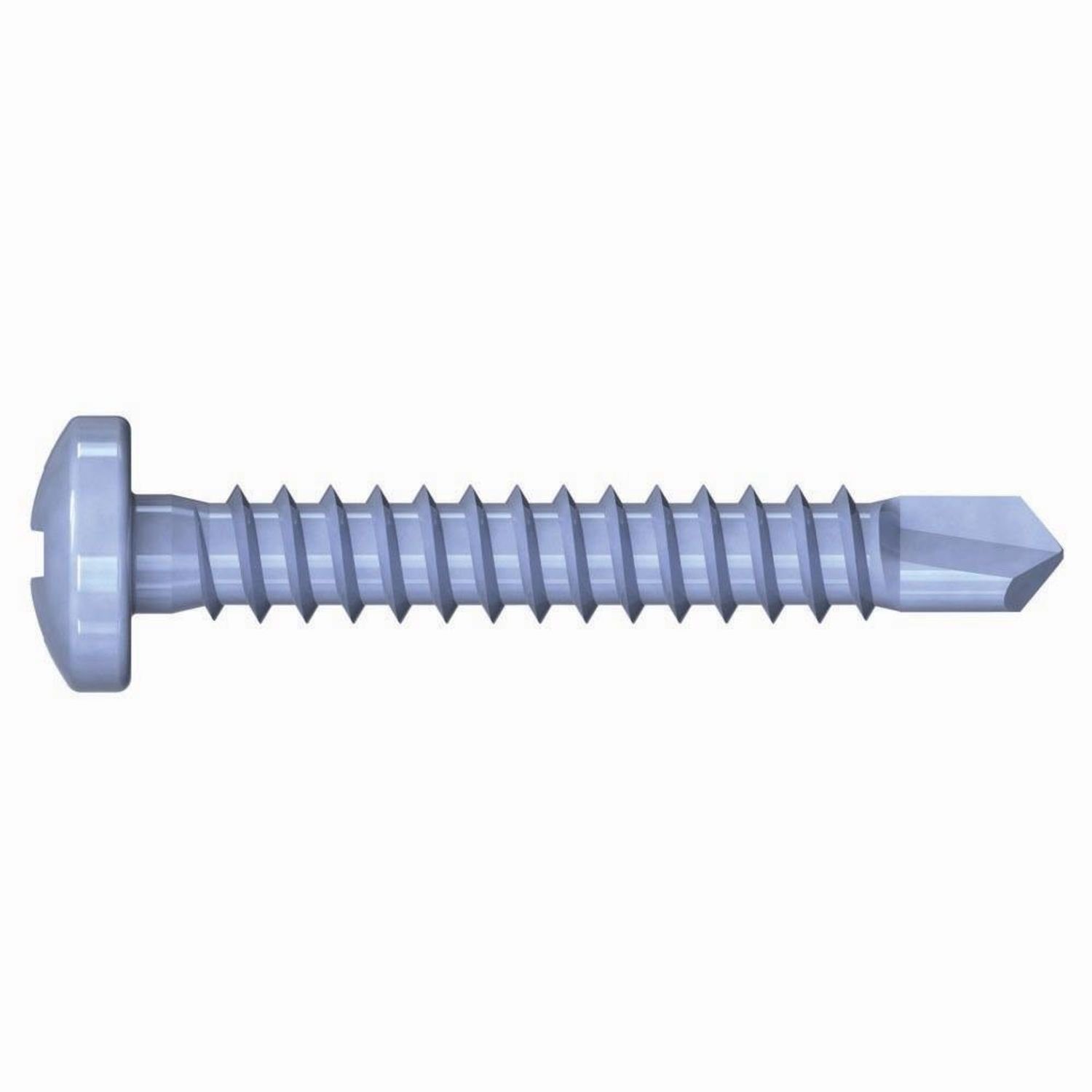 REISSER-Schraubentechnik GmbH Bohrschraube Bohrschrauben Pan-Head 4,8 x 25 Paket 100 Stück Stahl, verzinkt, blau, (100 St)