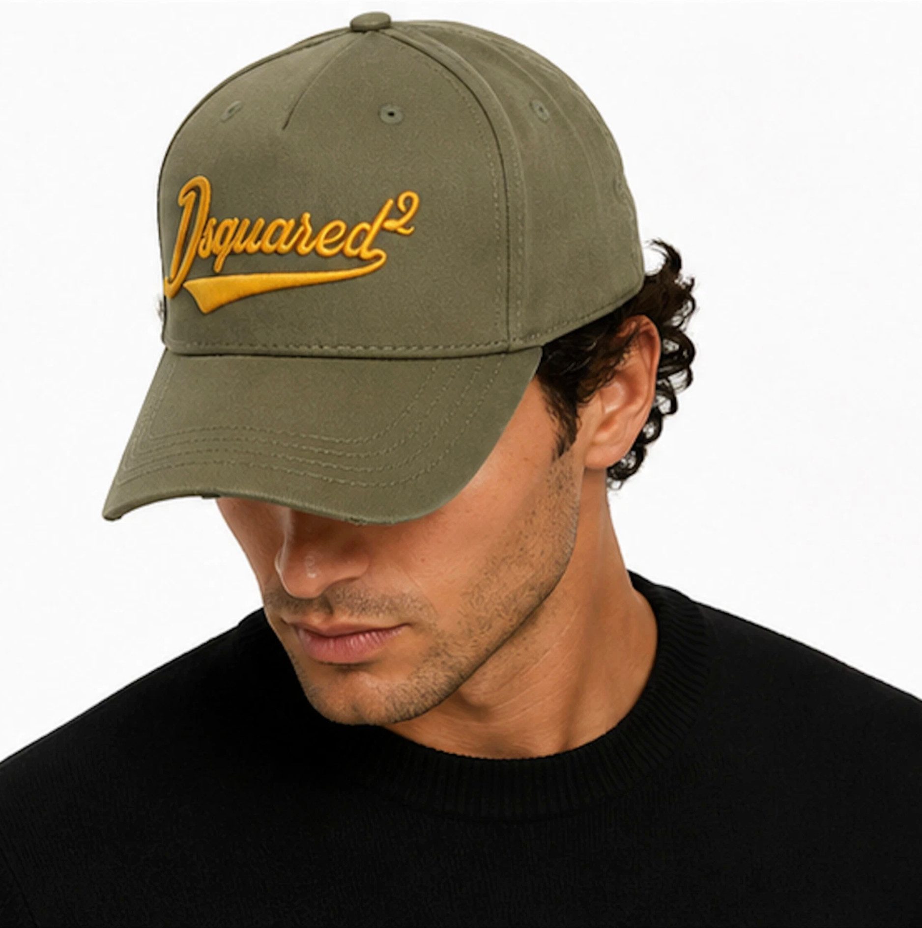 Dsquared2 Baseball Cap Signature Icon Basecap Cap Mütze Basebalkappe Unisex Verstellbares Band auf der Rückseite