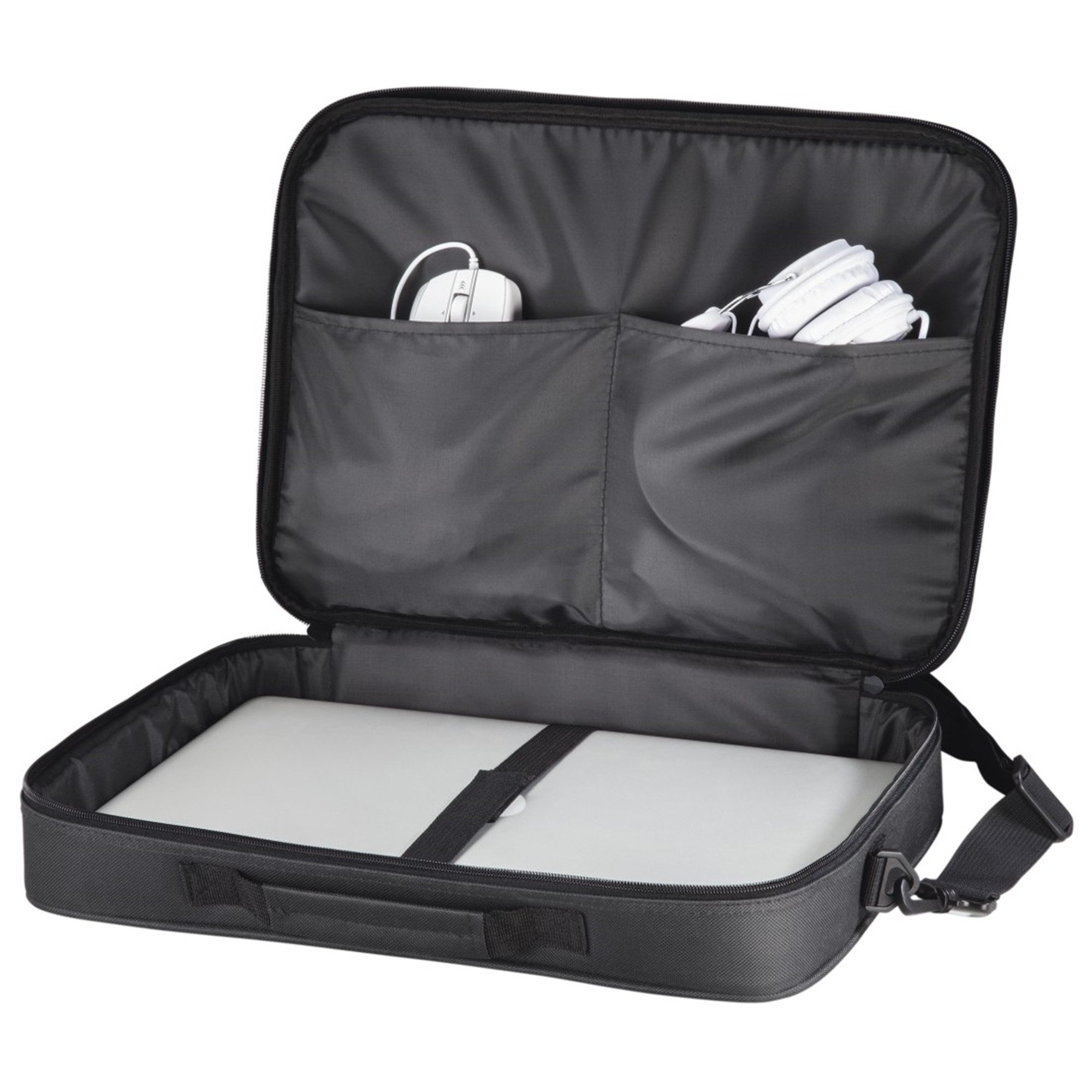 Hama Laptoptasche Montego, bis 40 cm (15,6), Schwarz (2-tlg)