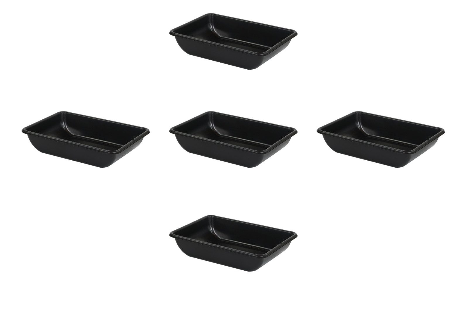 Logiplast Ölauffangwanne 5 Stück Auffangwannen 76L Volumen 912 x 610 x 203 mm