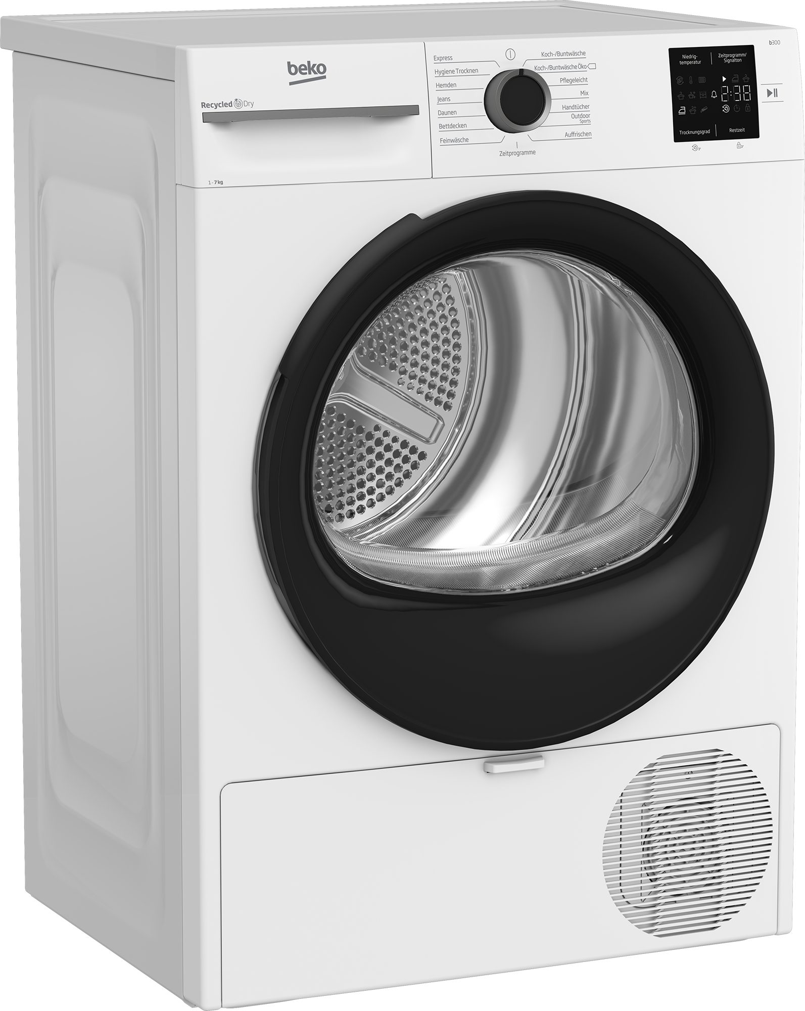 BEKO Wärmepumpentrockner BM3T37249W, AquaWave Schontrommel schont Ihre Wäsche – Bild 3 von 5