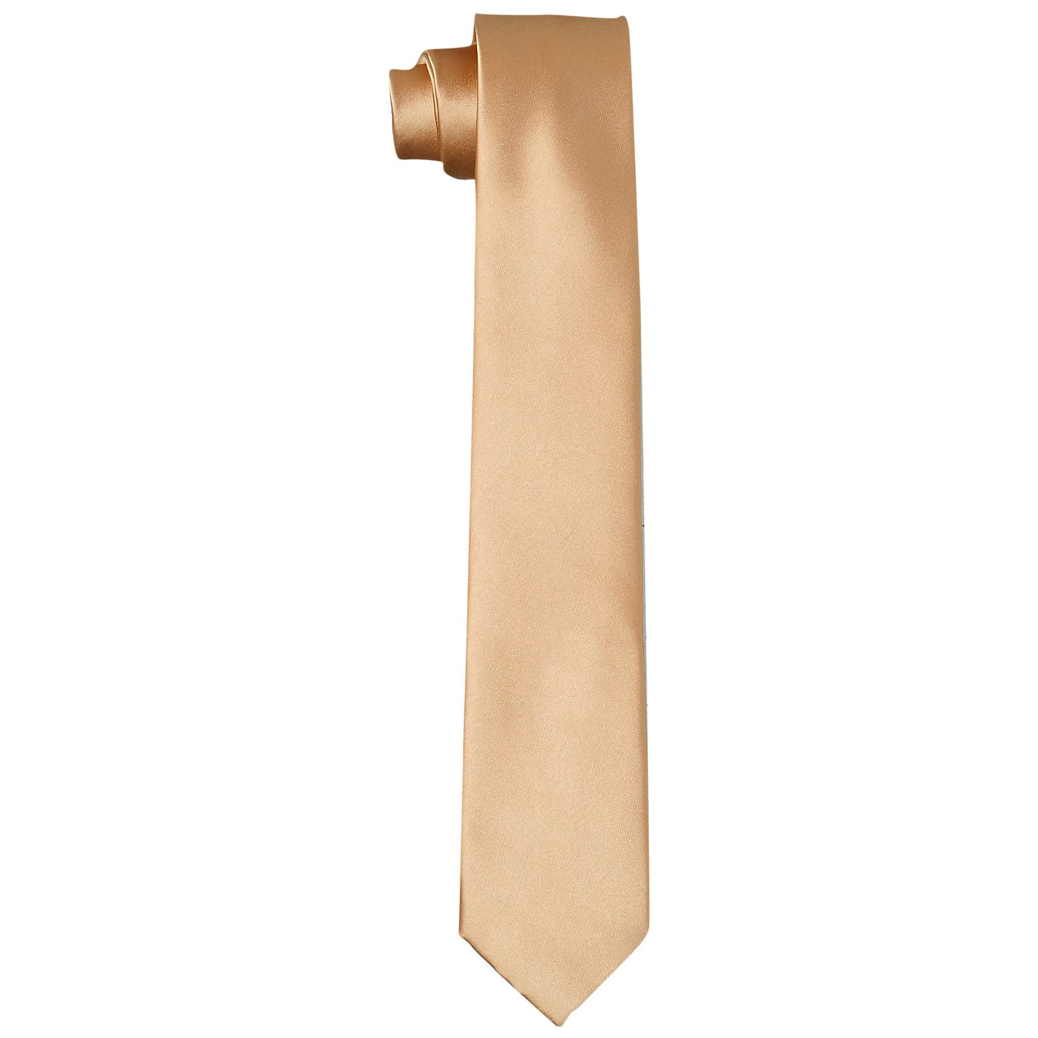 DonDon Krawatte DonDon Krawatten für Herren 6 cm handgefertigt in Seidenlook