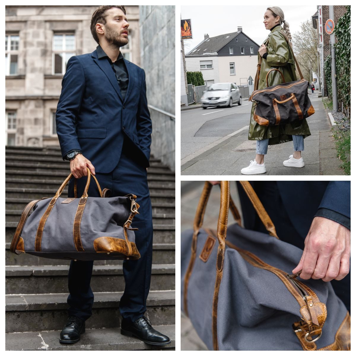Corno d´Oro Reisetasche Herren Groß Handmade günstig online kaufen