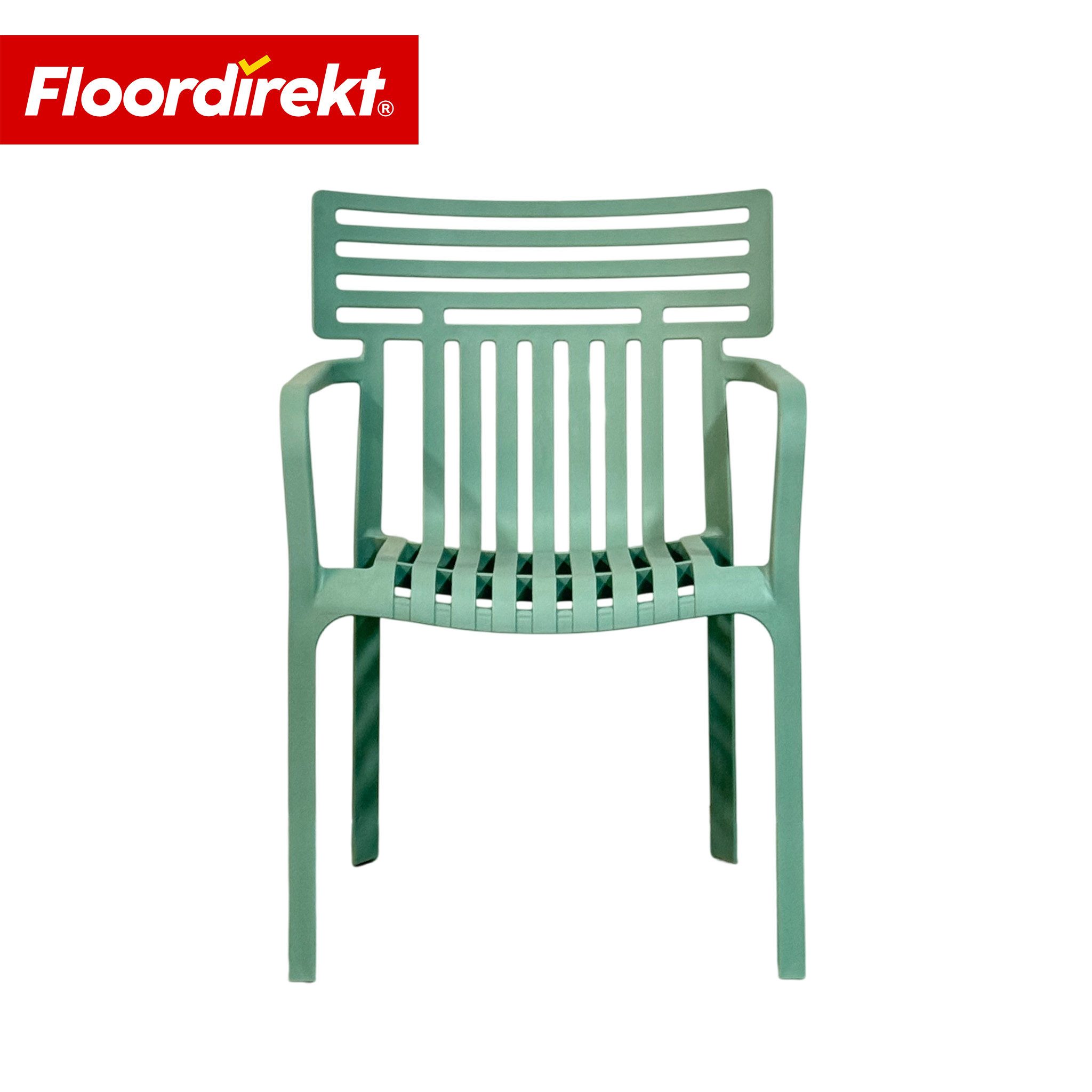 Floordirekt Gartenstuhl Designstuhl Terrano stapelbar aus Kunststoff wetterfest UV-beständig (1 Stuhl oder 6-er Set), verschiedene Farben – Bild 5 von 5