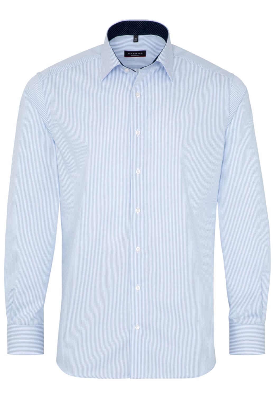 Eterna Langarmhemd 8992, Eterna Langarm Hemd Modern Fit Streifen Twill