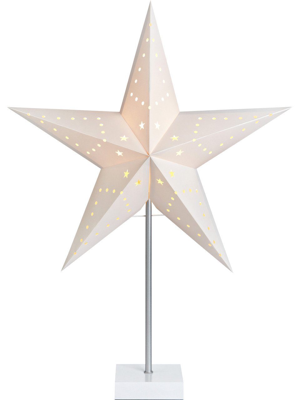 Markslöjd Dekofigur Markslöjd Standstern Jenny weiß, H 61 cm x T 17,5 günstig online kaufen