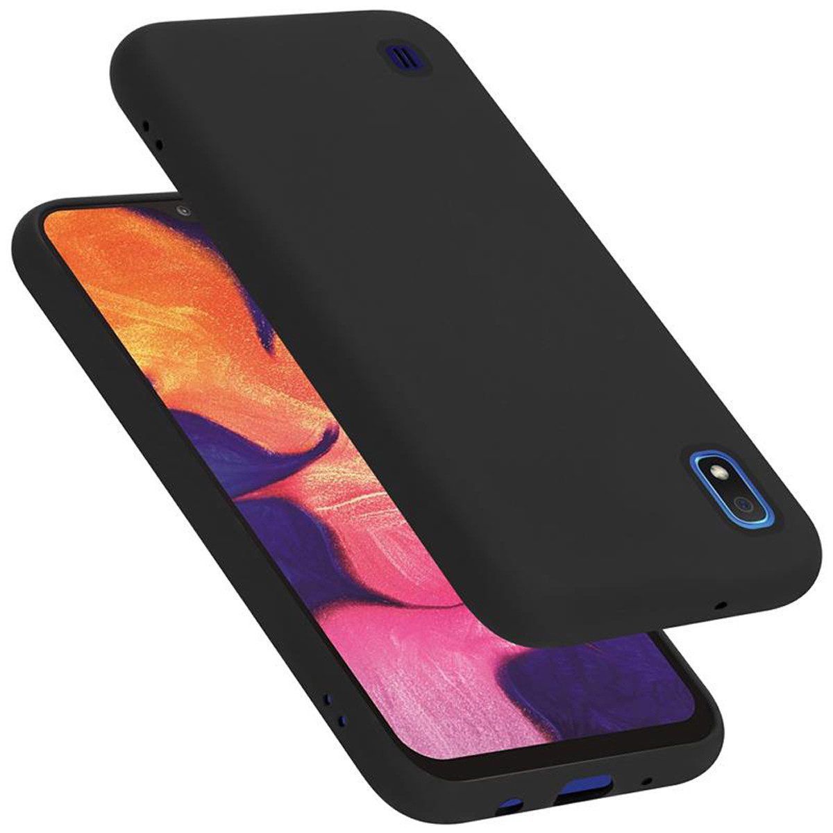 Cadorabo Handyhülle für Samsung Galaxy A10 / M10 Hülle Samsung Galaxy A10 / M10, Flexible Hülle TPU Silikon Schutzhülle Back Cover Case