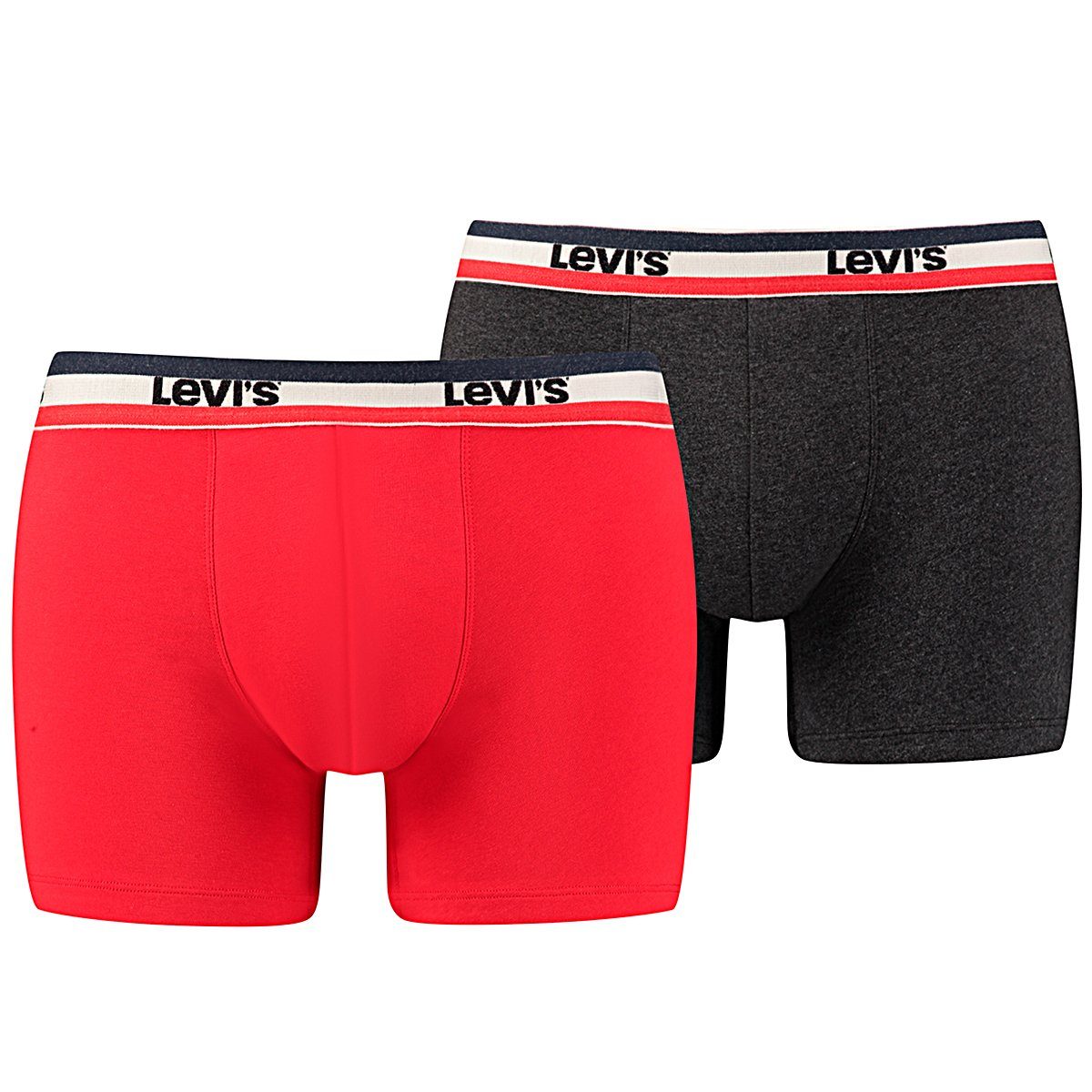 Levi's® / Brief 2P Boxershorts Levis Black Boxer - 786 Red