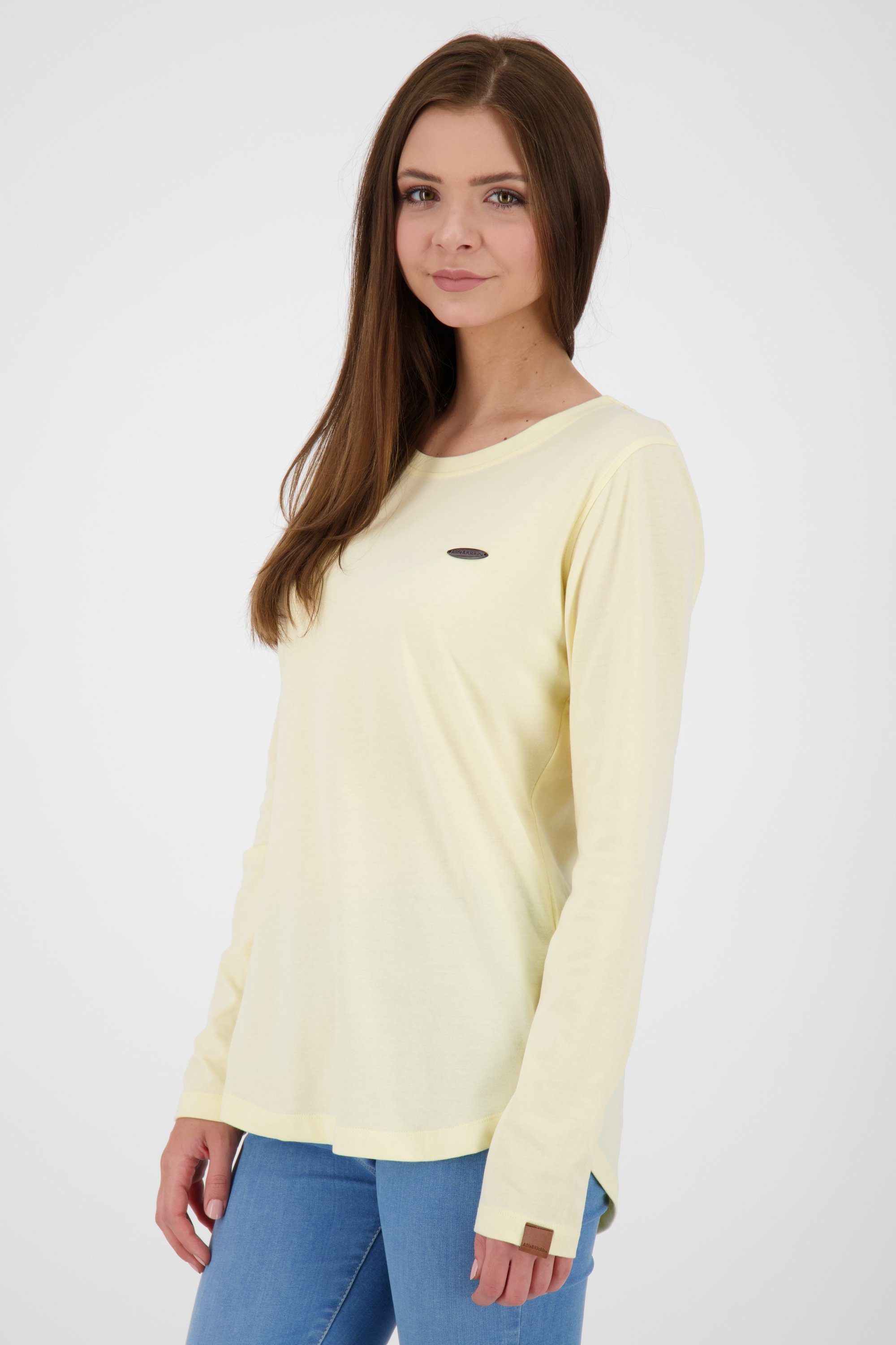 & Longsleeve Damen Alife LeaAK butter Kickin A Langarmshirt Langarmshirt