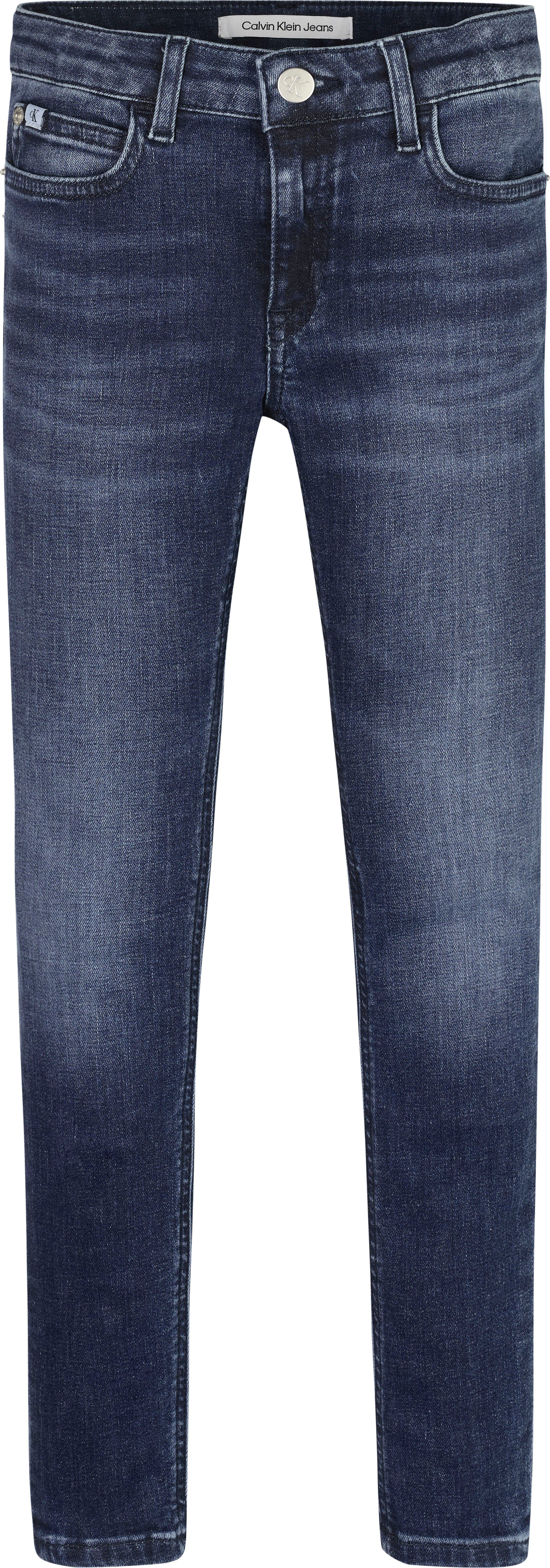 Calvin Klein Jeans ESS SKINNY Skinny-fit-Jeans DARK BLUE MR