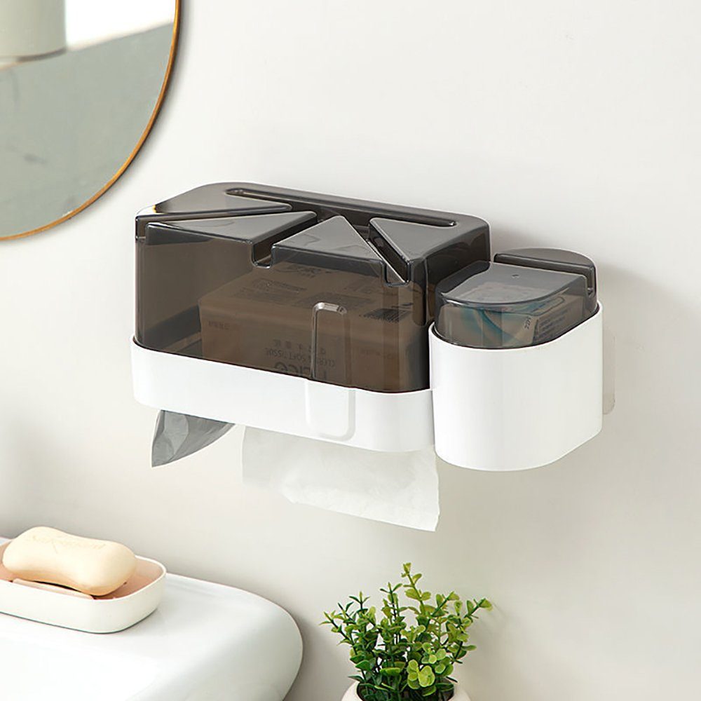 L.Ru UG Papiertuchspender Wandmontierte Aufbewahrungsbox für Badezimmer und Küche, (1-tlg), Aufbewahrungsbox für Masken-Feuchttücher