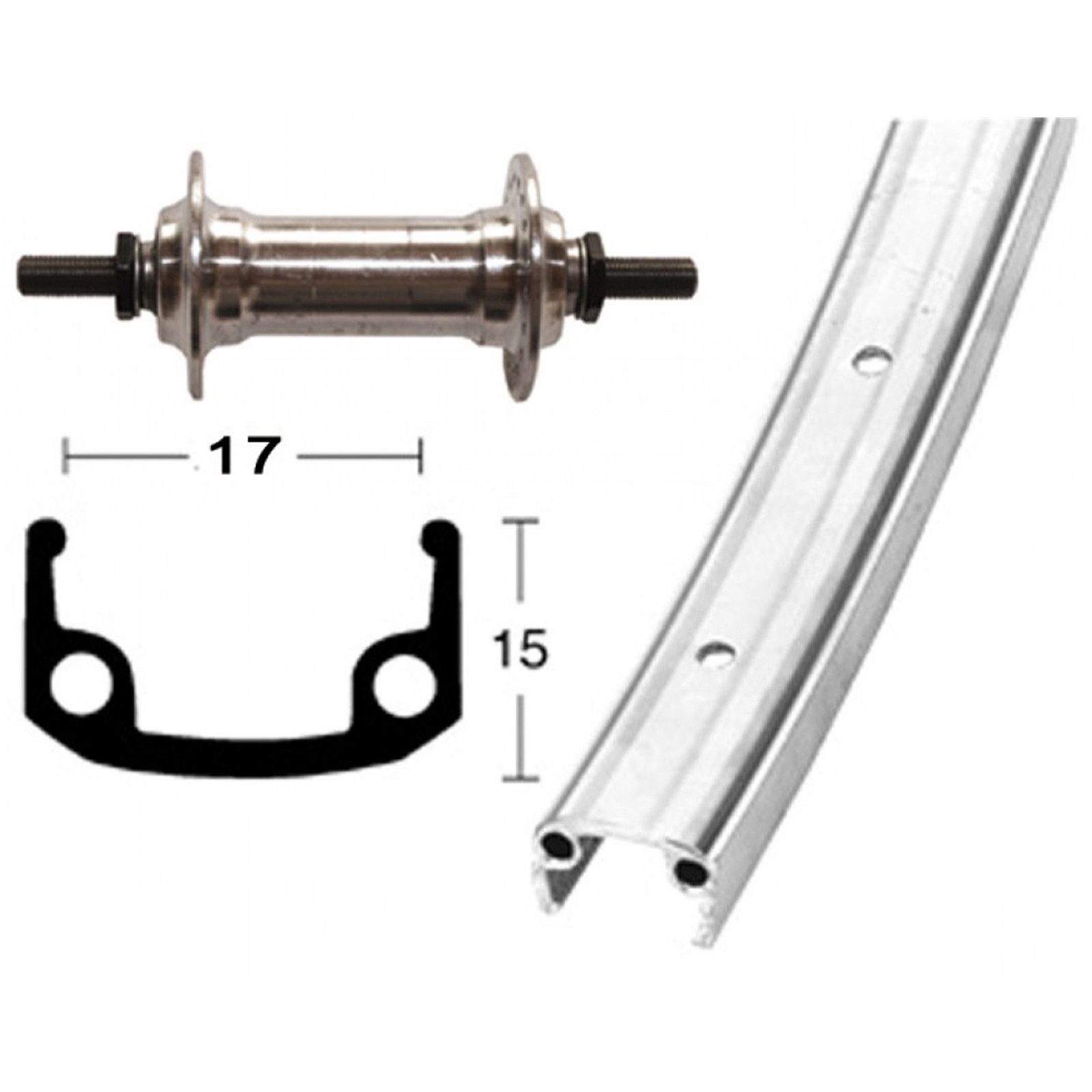 Winora Vorderradnabe