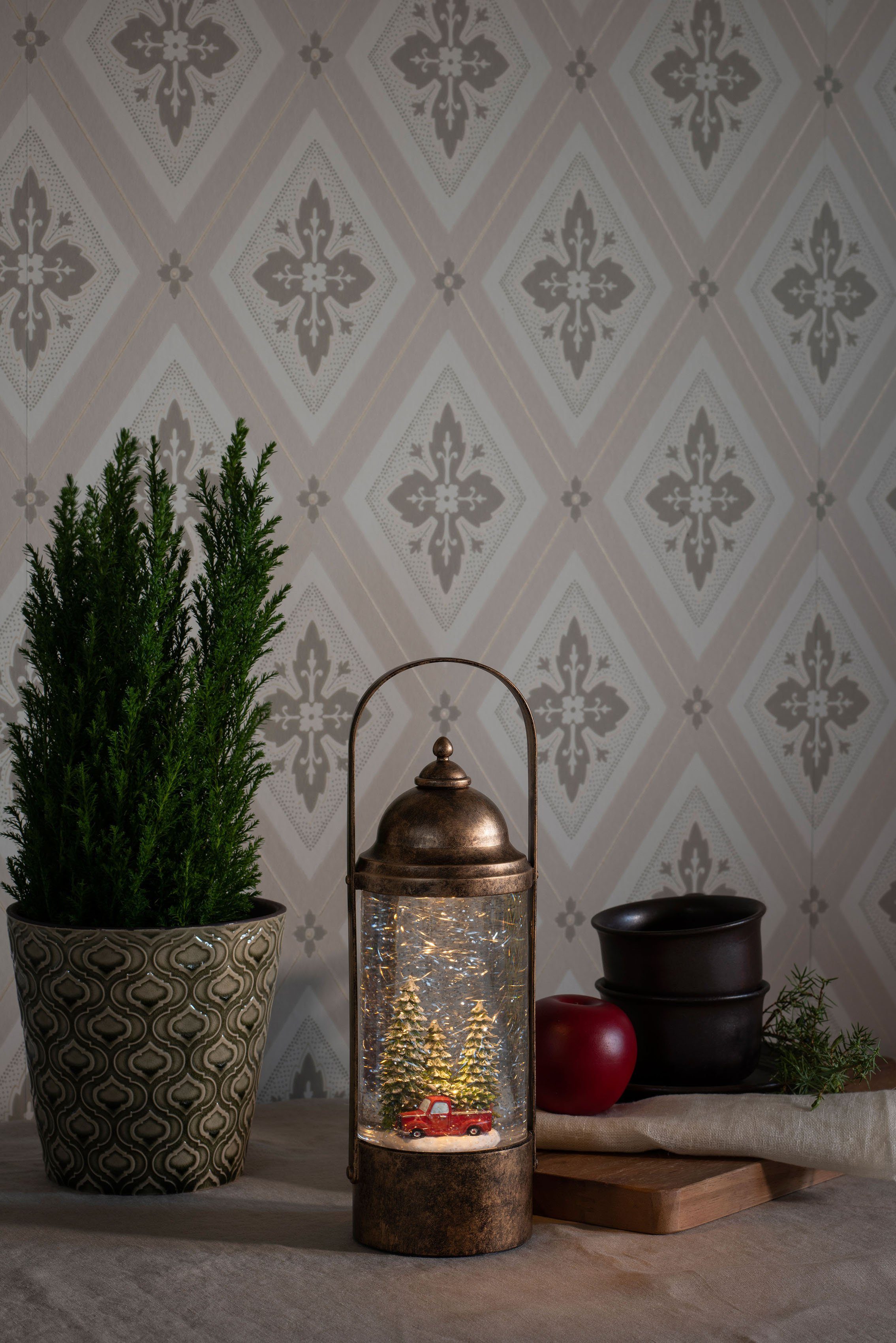 KONSTSMIDE LED Laterne Weihnachtsdeko, LED fest integriert, Warmweiß, LED " günstig online kaufen