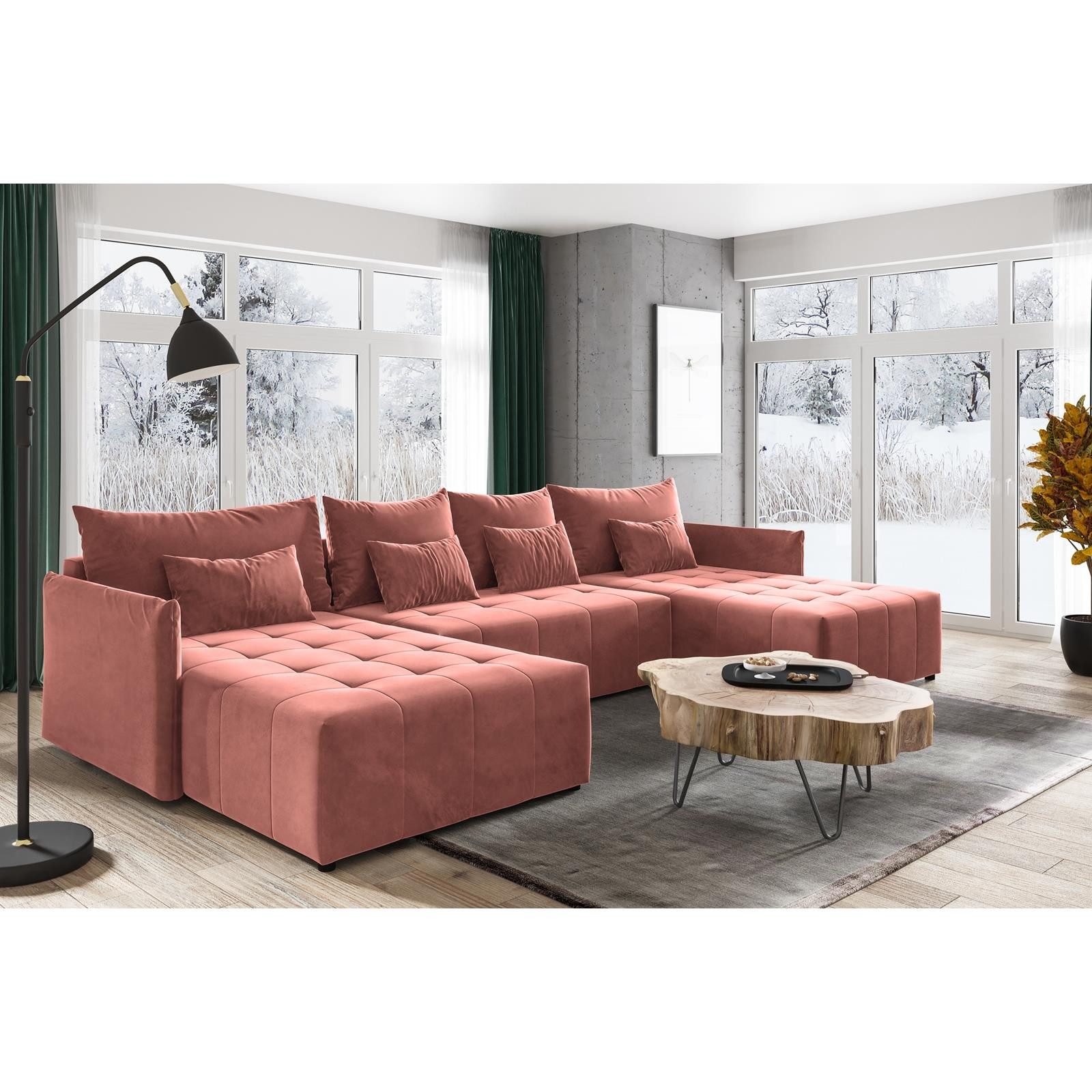 Beautysofa Ecksofa Schlaffsofa Ben U mit günstig online kaufen