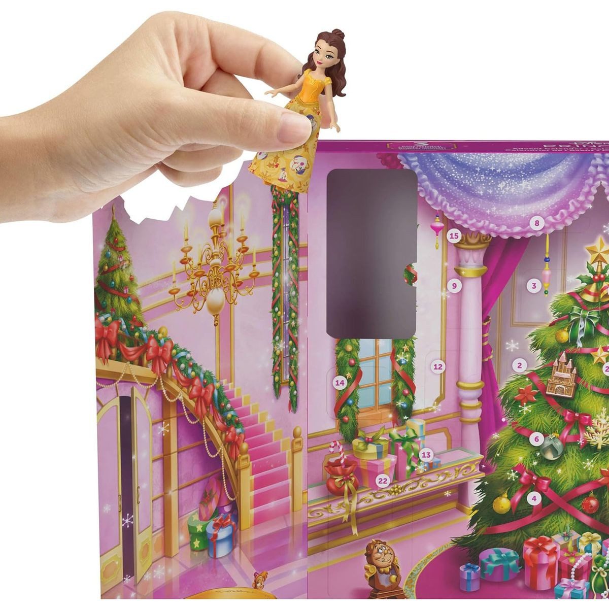 Mattel® Stehpuppe Mattel JFG79 - Disney Princess - Adventskalender - Puppen mit Zubehör – Bild 4 von 5