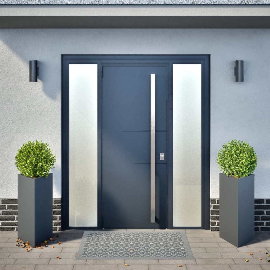 vidaXL Blumentopf Pflanzkübel 2 Stk. Anthrazit günstig online kaufen
