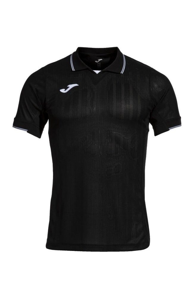 Joma Poloshirt Fit One (leicht, atmungsaktiv) schwarz Herren