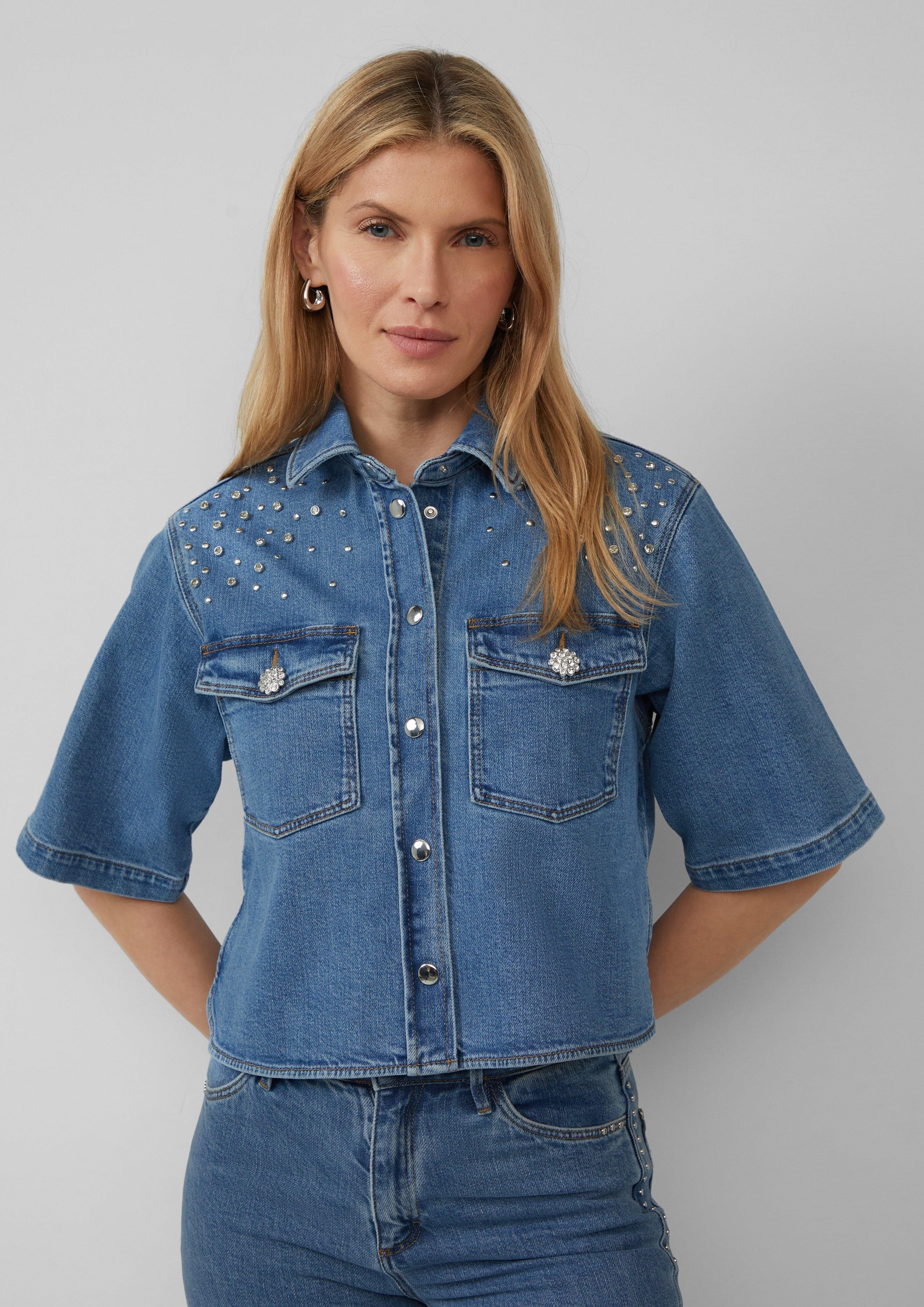 s.Oliver BLACK LABEL Funktionsjacke Jeansjacke mit günstig online kaufen