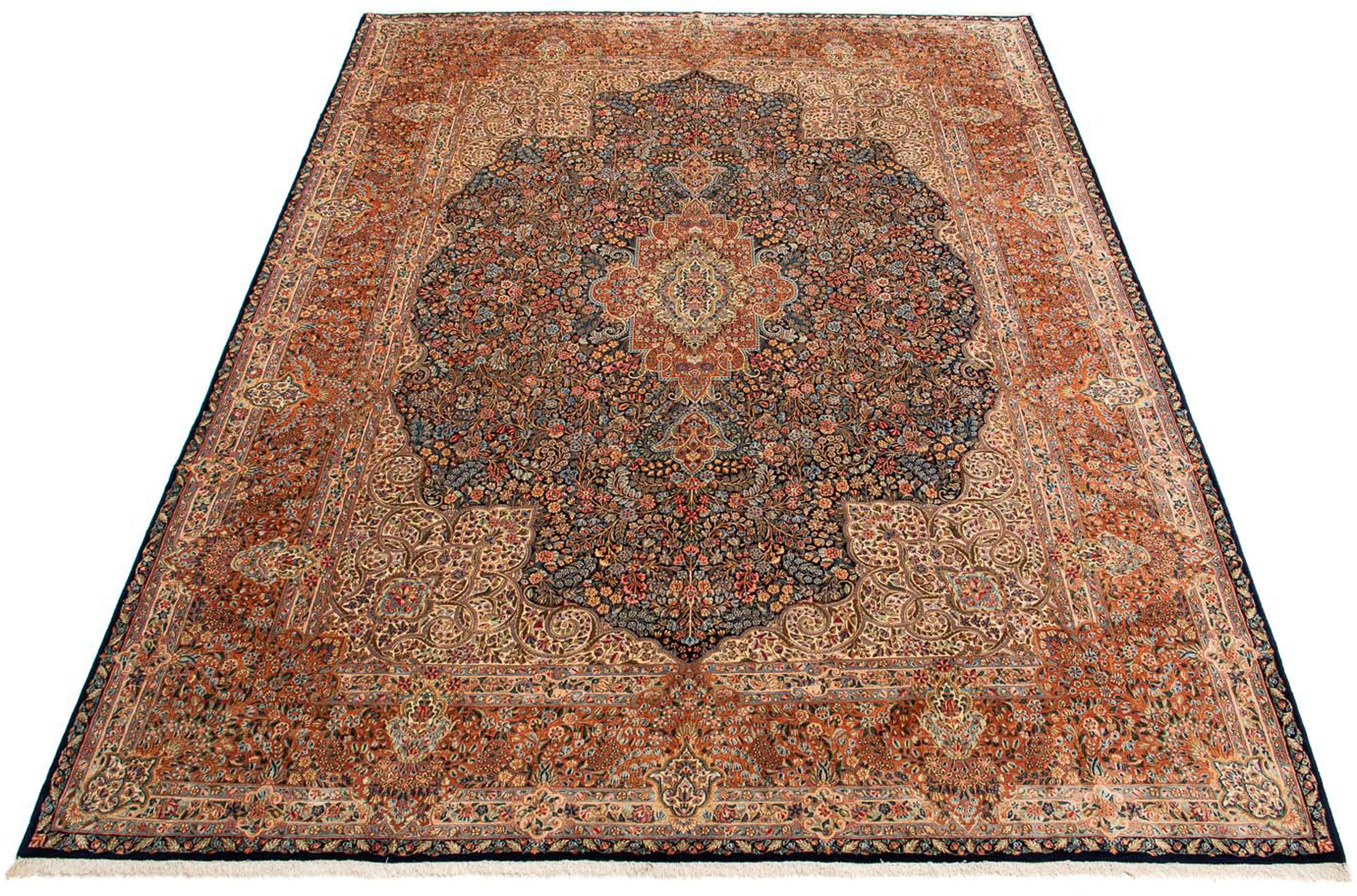 Orientteppich Perser - Royal - 400 x 302 cm - braun, morgenland, rechteckig, Höhe: 10 mm, Wohnzimmer, Handgeknüpft, Einzelstück mit Zertifikat