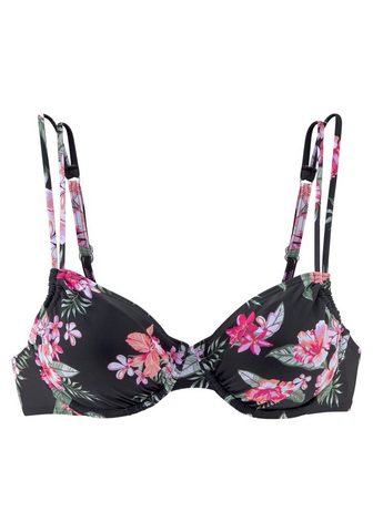 LASCANA bikini viršutinė dalis Santini im floralen Design
