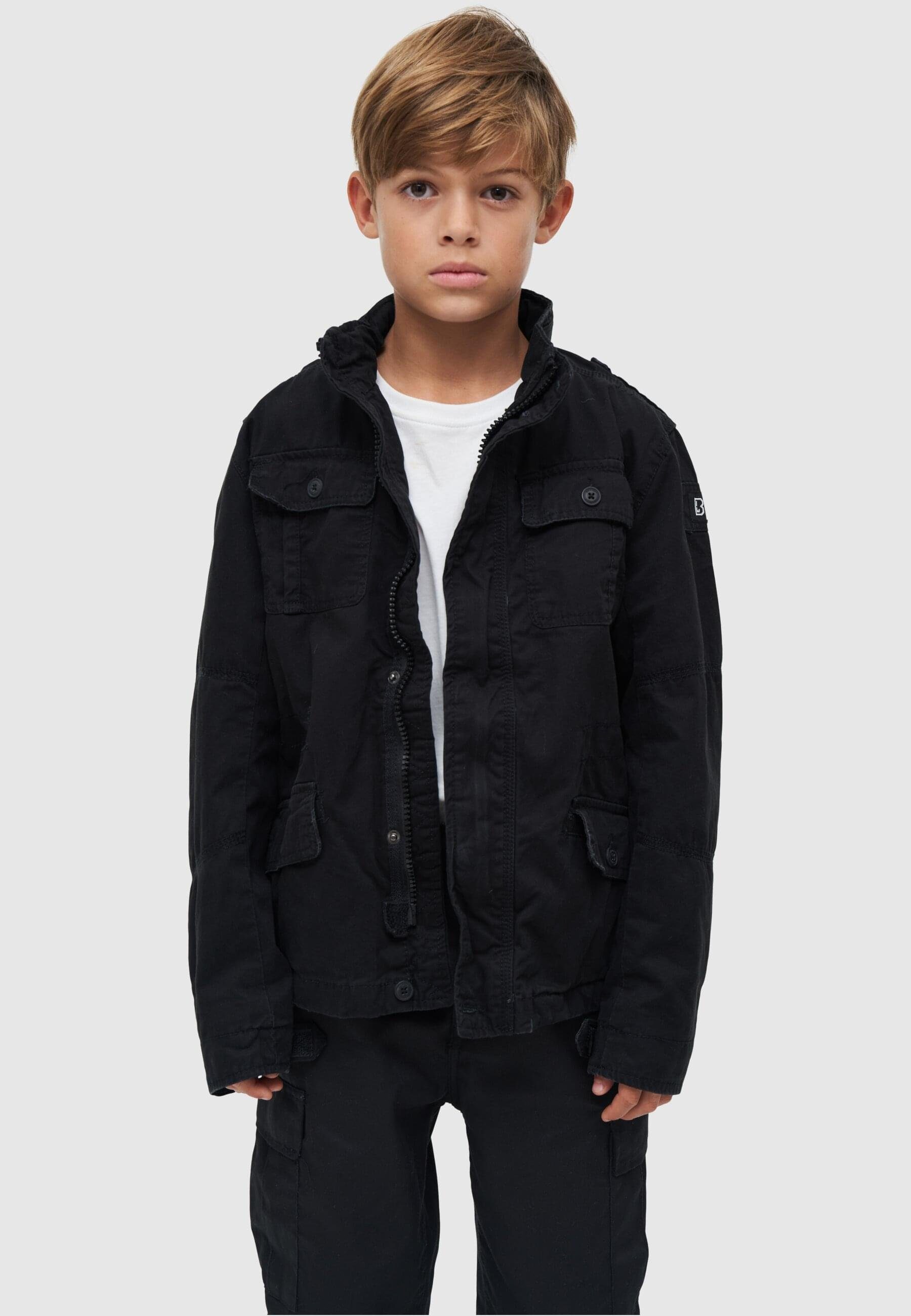 Brandit Outdoorjacke Herren black (1-St) Britannia Jacket Kids
