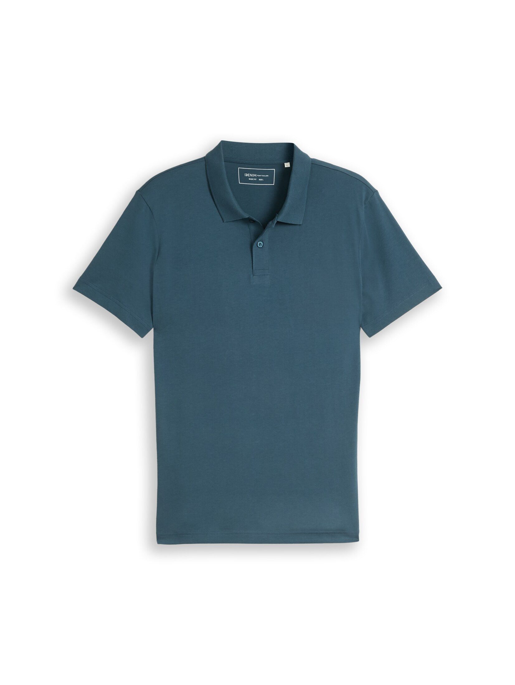 TOM TAILOR Denim Poloshirt Poloshirts Jersey Poloshirt aus Baumwolle
