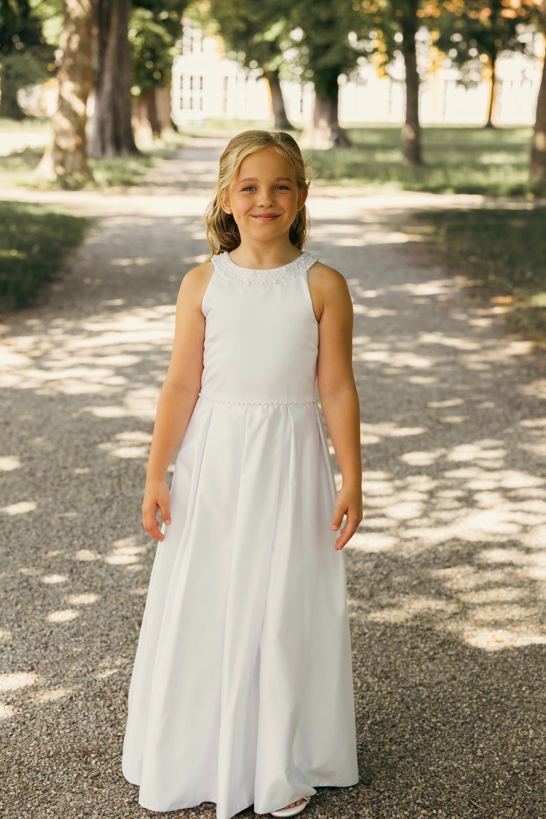 Pure White Spitzenkleid Madelein (1-tlg)
