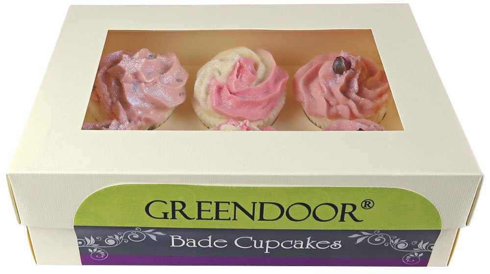 GREENDOOR Badekonfekt Geschenk Rose Set Badecupcake Frozen