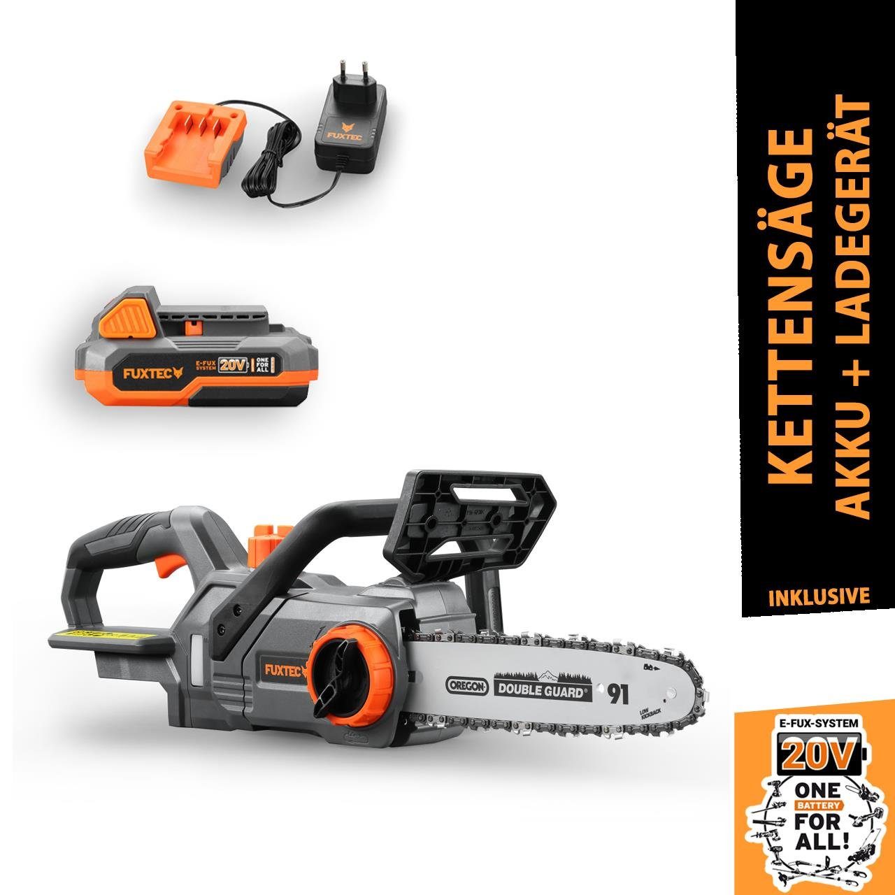 FUXTEC Akku-Kettensäge FX-E1KS20SET1 günstig online kaufen