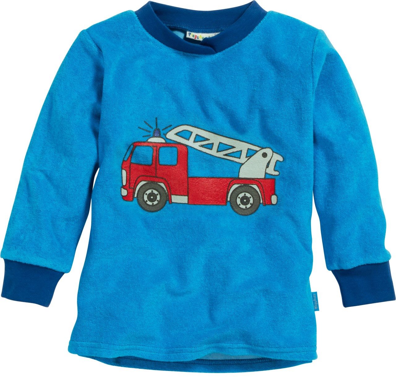 Playshoes Schlafanzug Schlafanzug Frottee Feuerwehr