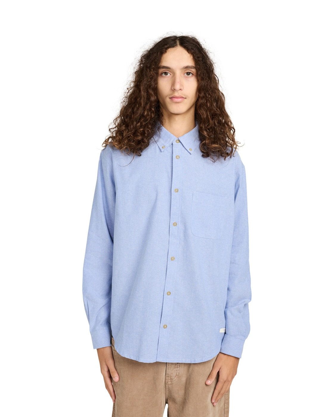 Element Langarmhemd Button Down Regular Oxford